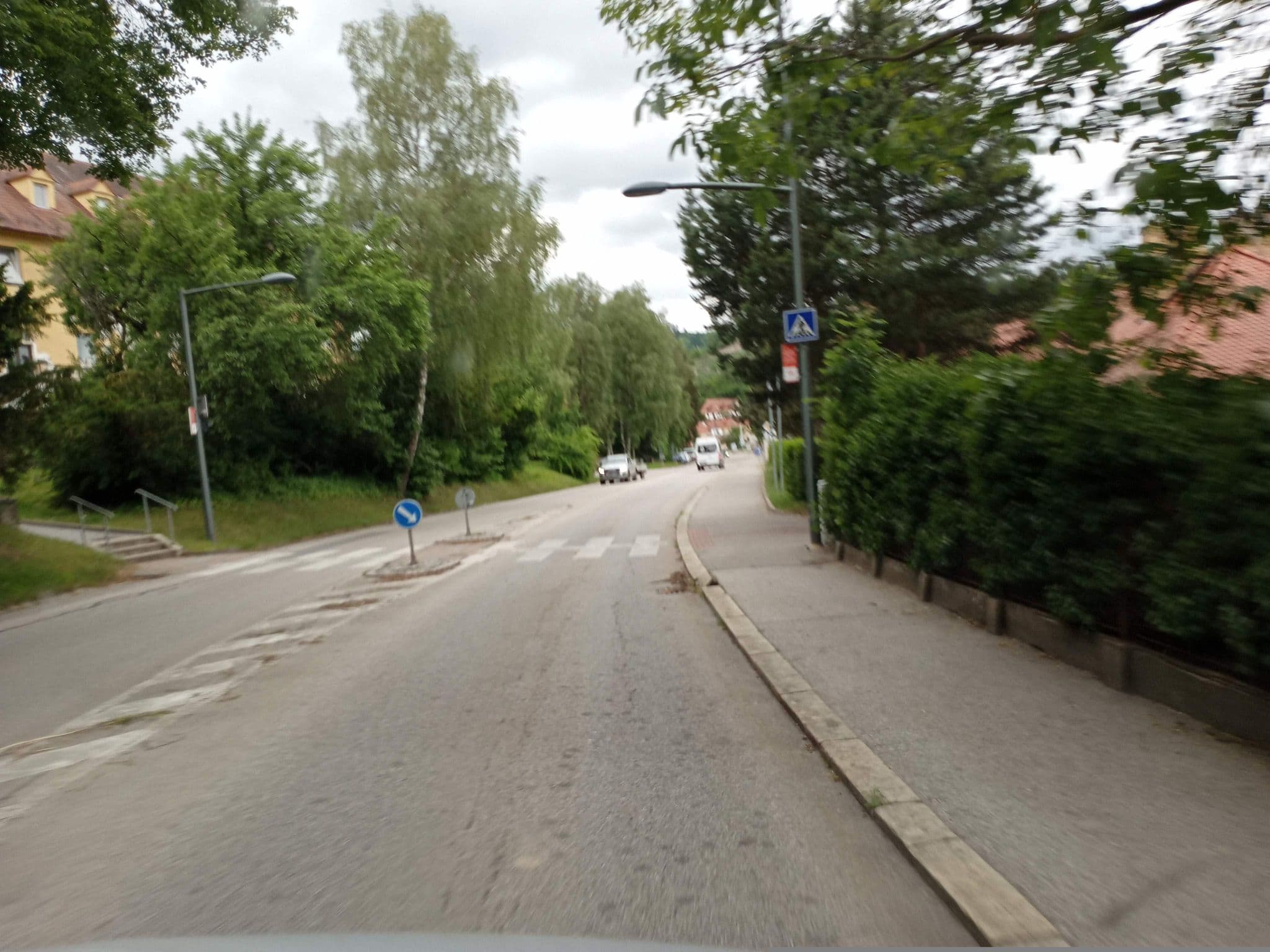 Street view near Penzion Amadeus, Český Krumlov