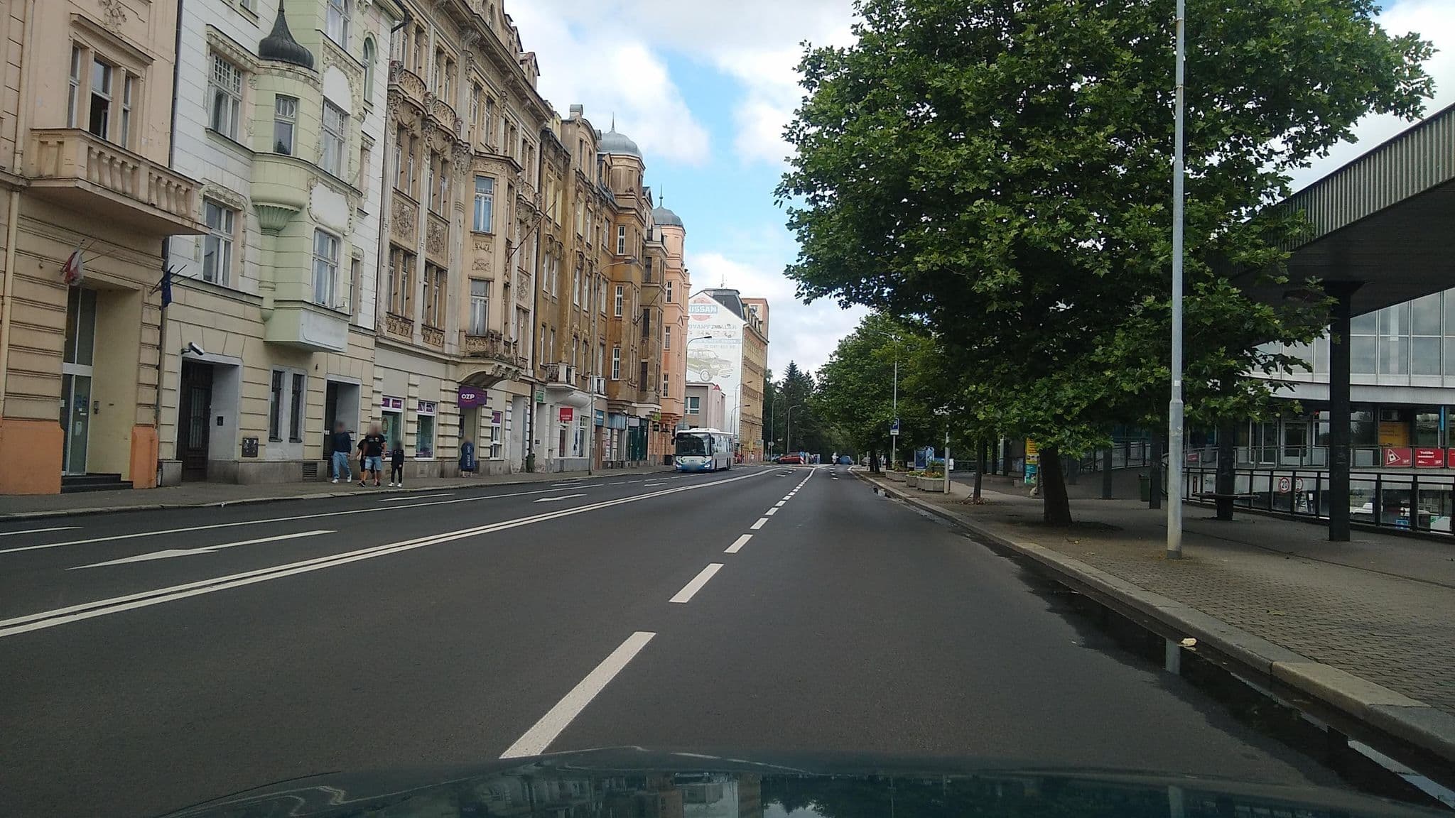 Street view near Hotel Adria, Karlovy Vary