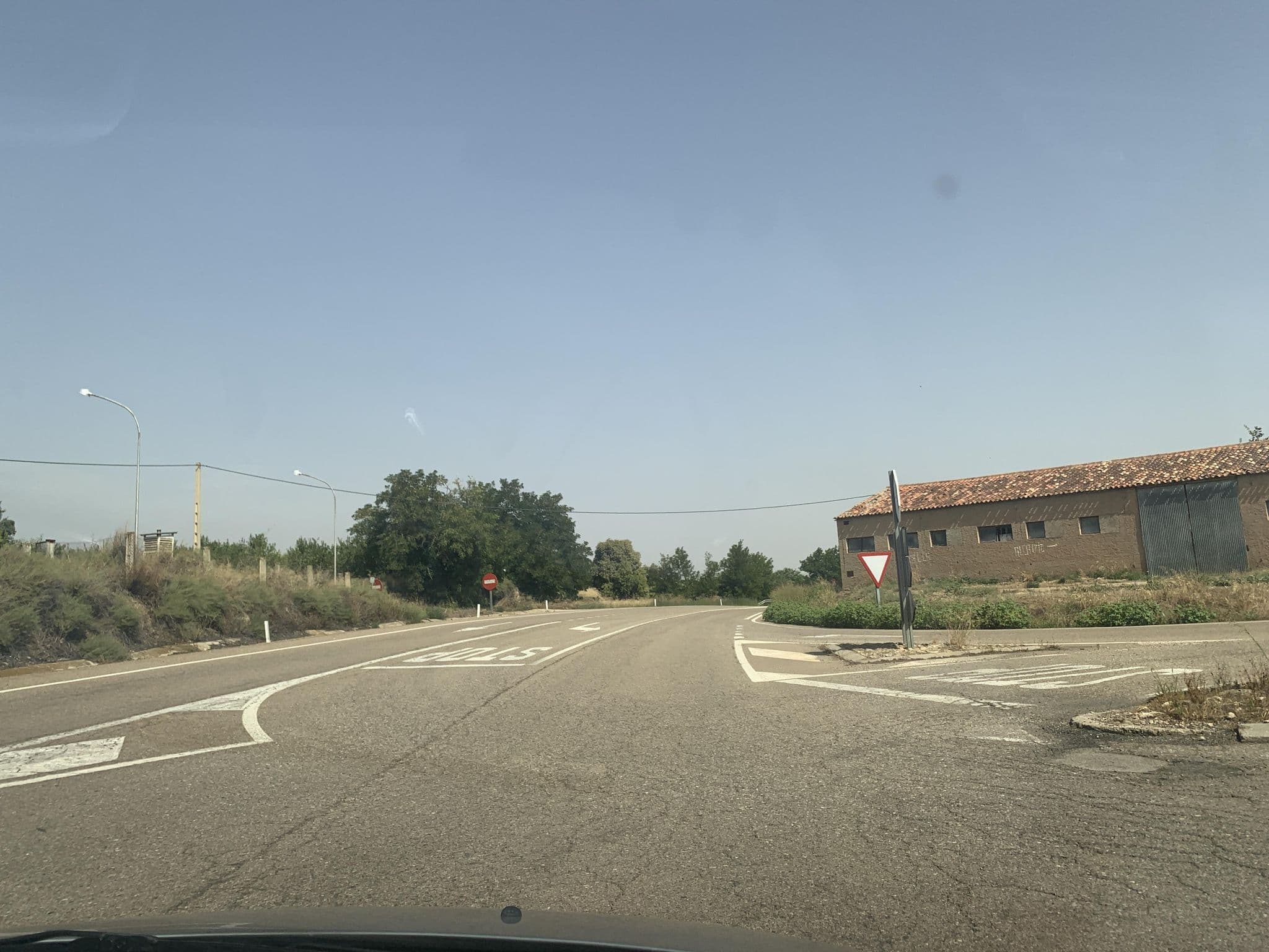 Street view near albergue de alcaine, Belchite — © robot8a (CC BY-SA · Mapillary)