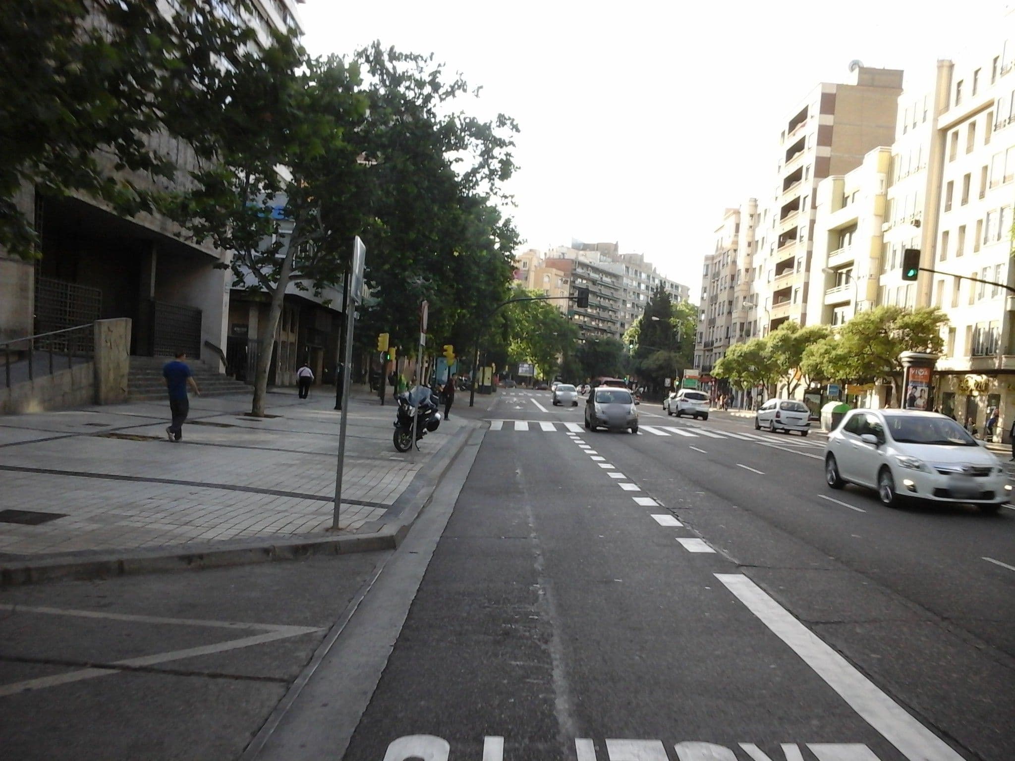 Street view near Hotel Carmen, Zaragoza, Zaragoza — © robot8a (CC BY-SA · Mapillary)