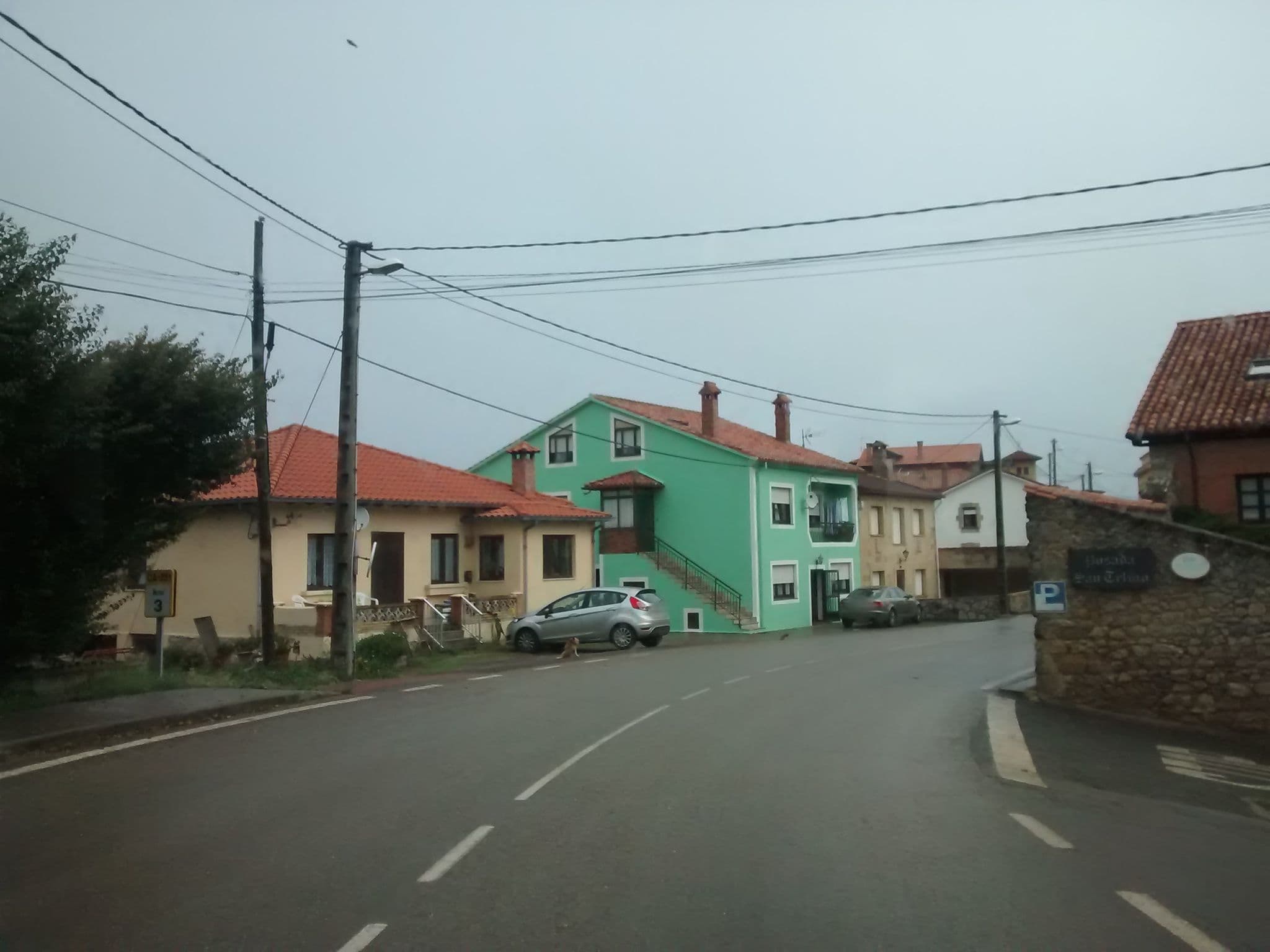Street view near Posada San Telmo (Bed and Breakfast Rural), Santillana — © egofer (CC BY-SA · Mapillary)