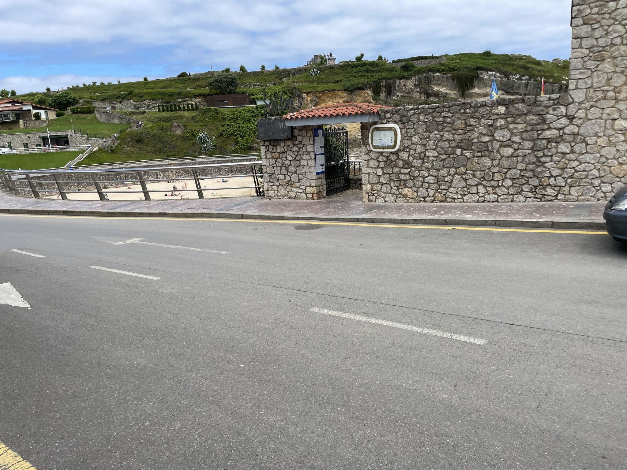 Street view near Hosteleria Sablon, Llanes — © seraq (CC BY-SA · Mapillary)