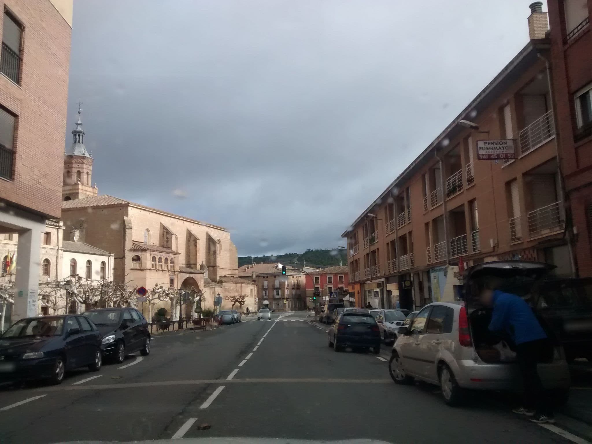 Street view near Pensión Fuenmayor, Fuenmayor — © egofer (CC BY-SA · Mapillary)