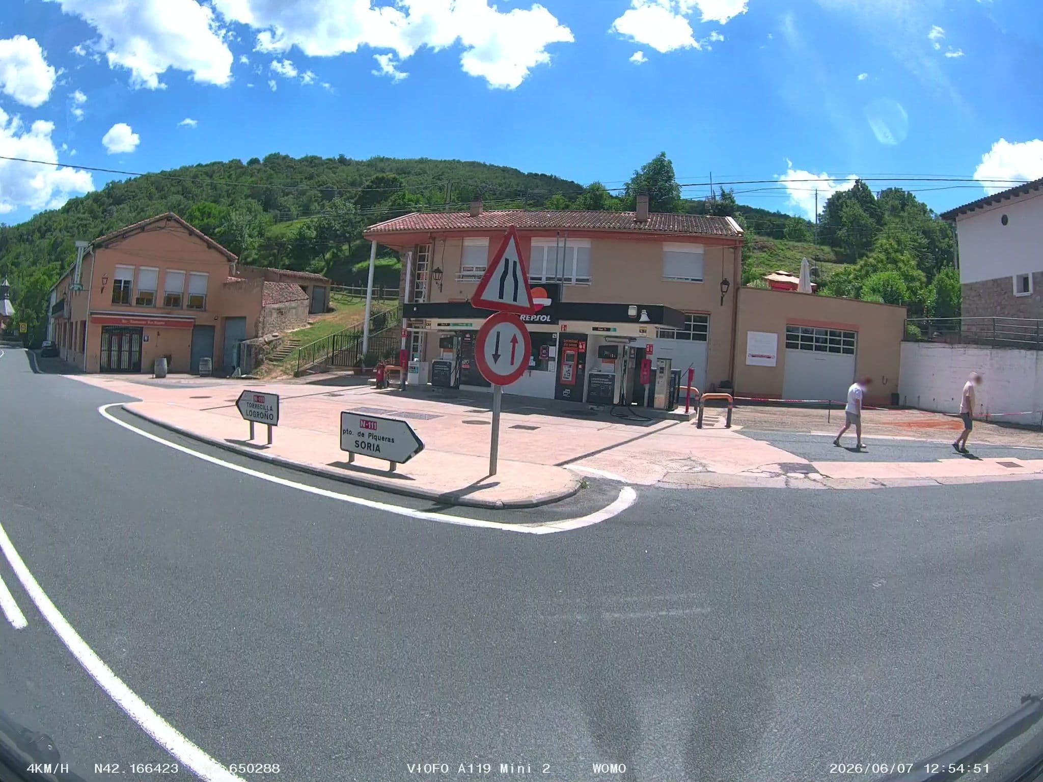 Street view near Hostal Los Nogales, Baños de Río Tobía — © soulcover (CC BY-SA · Mapillary)