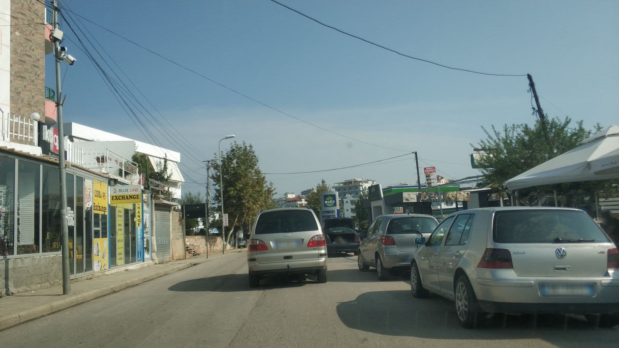 Street view near Villa Daci, Ksamil — © freddouhelk (CC BY-SA · Mapillary)