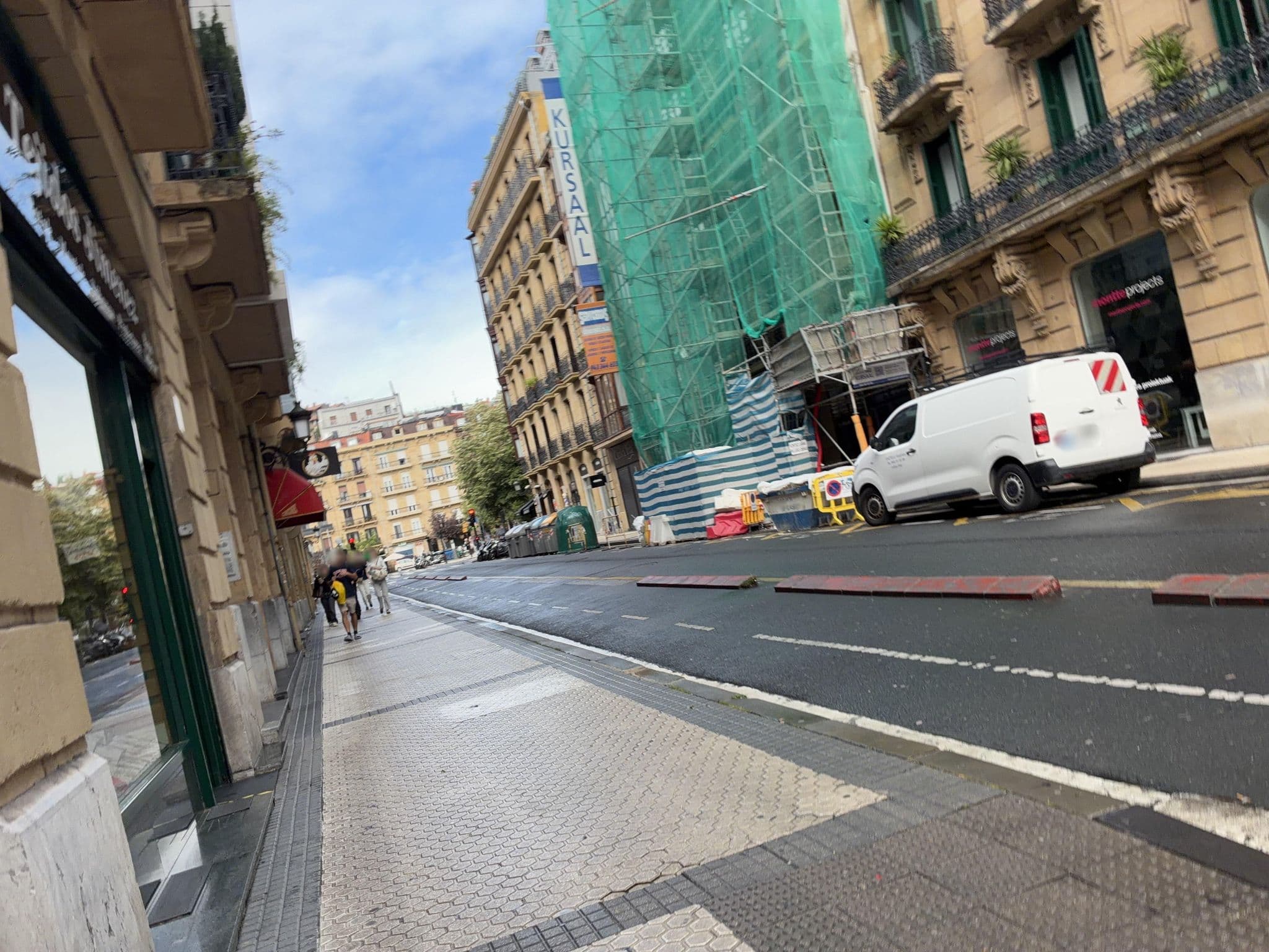 Street view near Pensión Nuevas Artes, Donostia / San Sebastián — © miguel_andrade (CC BY-SA · Mapillary)