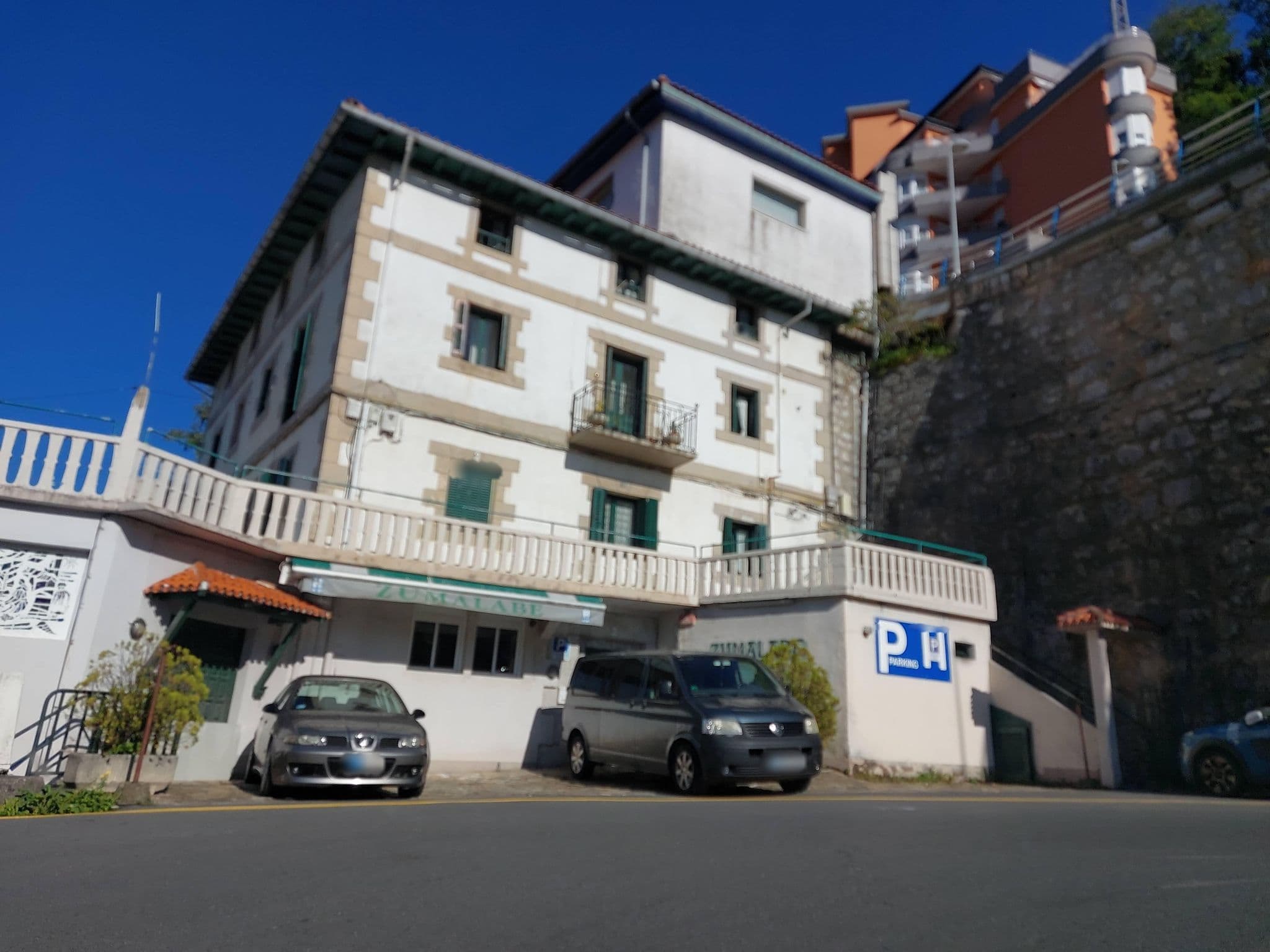 Street view near Hotel Zumalabe, Mutriku — © 5rmft (CC BY-SA · Mapillary)