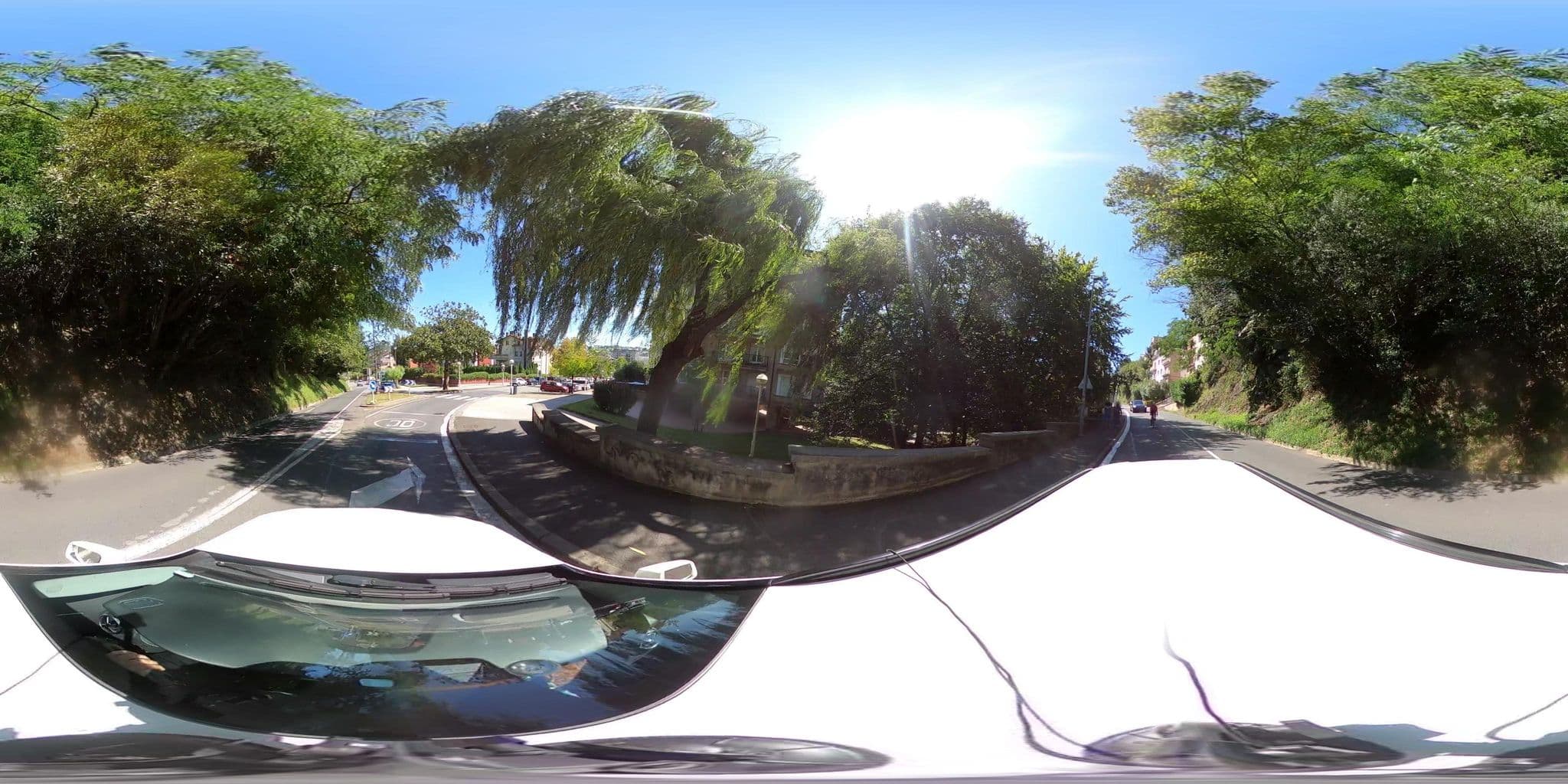 Street view near Albergue La Sirena Youth Hostel, Donostia / San Sebastián — © sanjorgepinho (CC BY-SA · Mapillary)