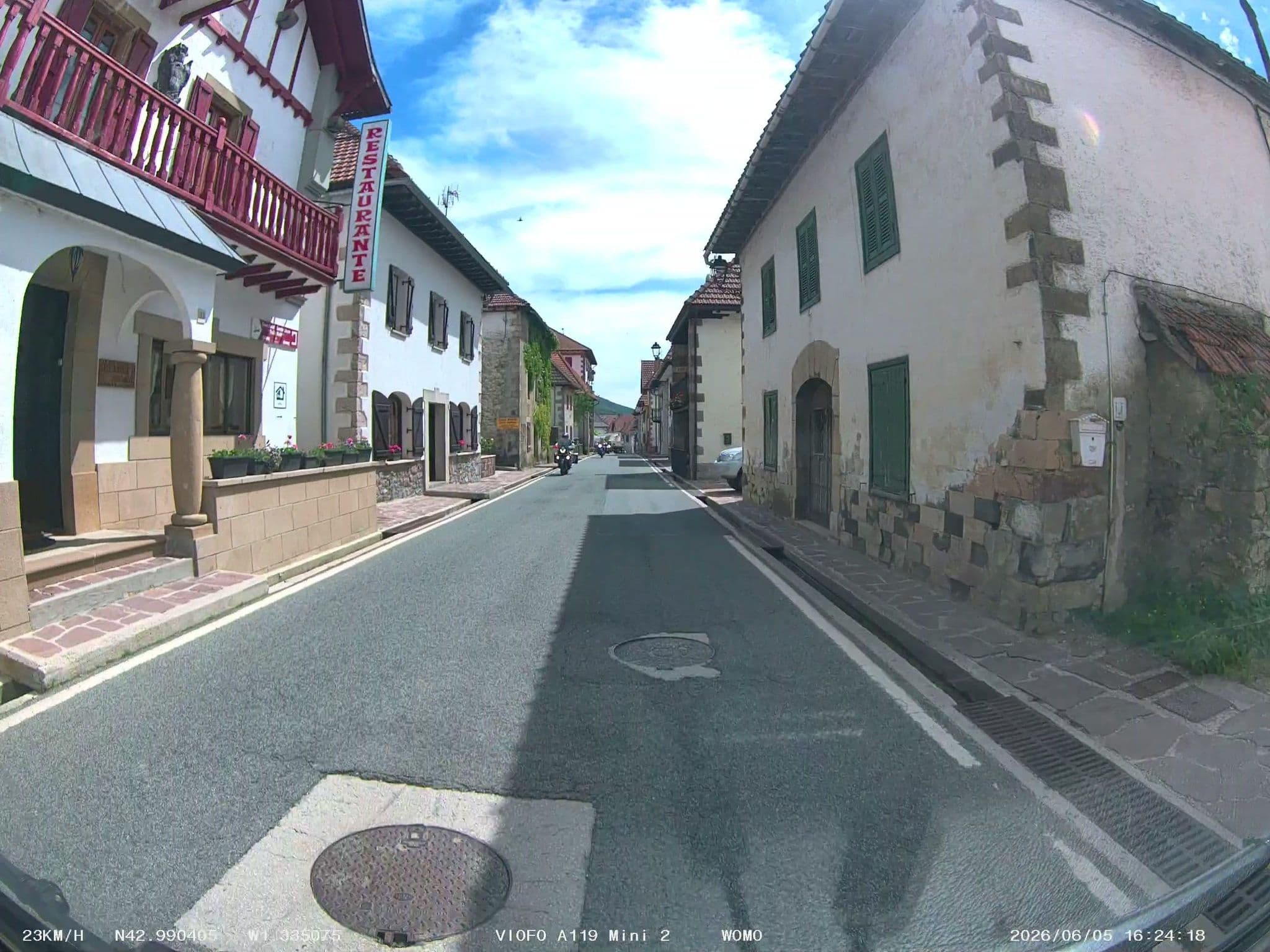 Street view near Albergue Lorentx Aterpea, Aoiz — © soulcover (CC BY-SA · Mapillary)