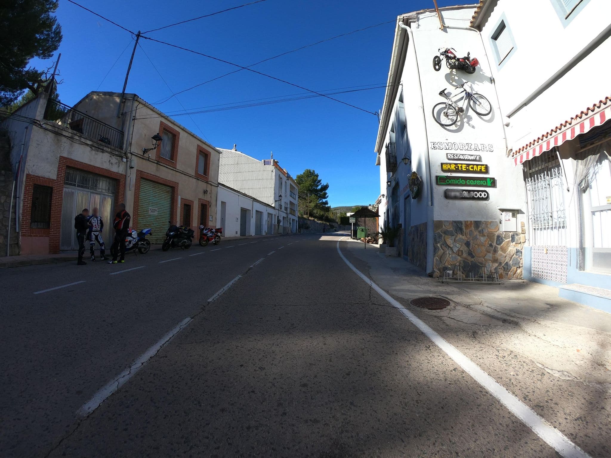Street view near Restaurante El Pirineo, Orcheta — © joostjakob (CC BY-SA · Mapillary)