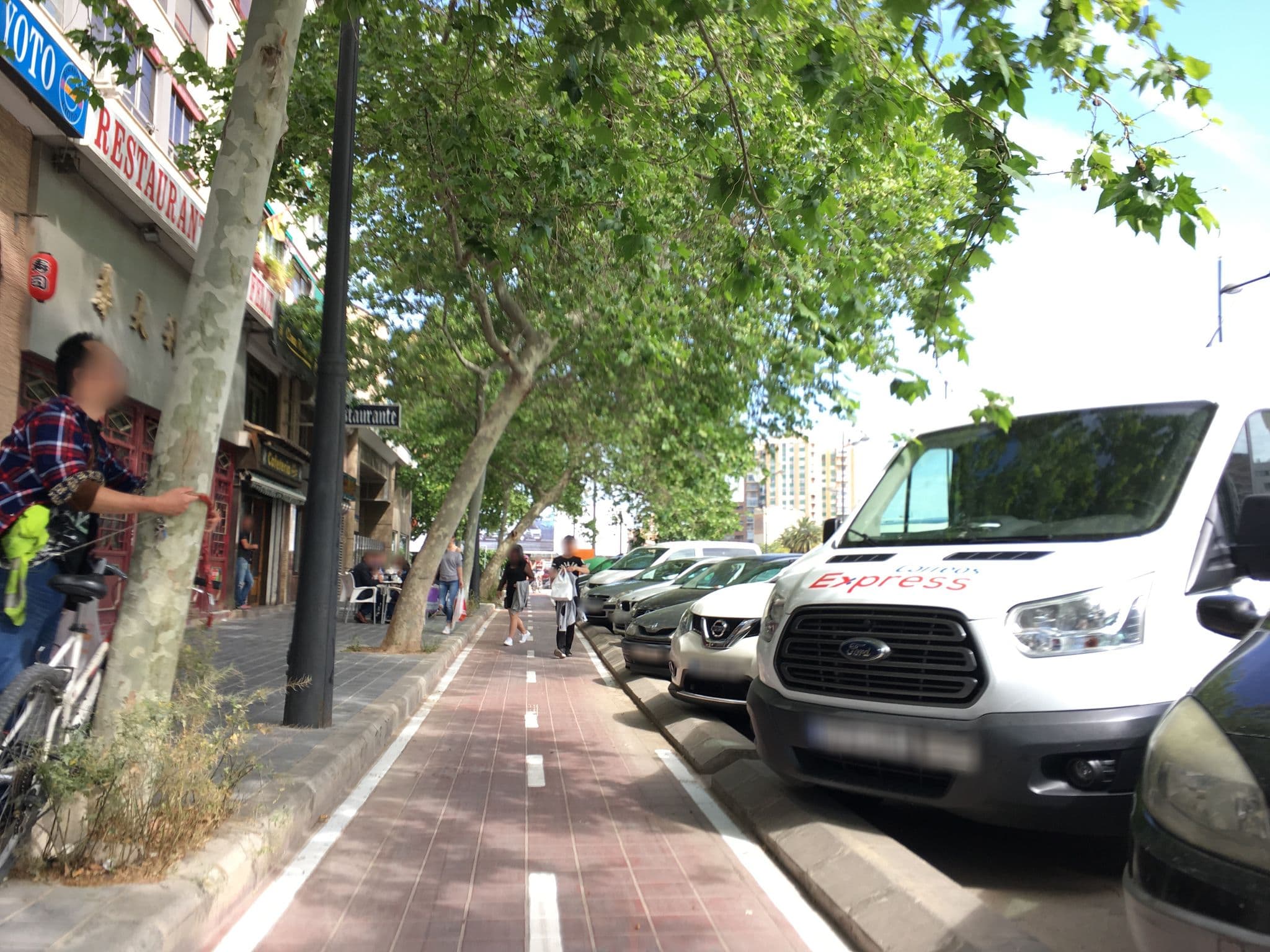Street view near Nuevo Centro Turia Apartment, Valencia — © andresmunoz (CC BY-SA · Mapillary)