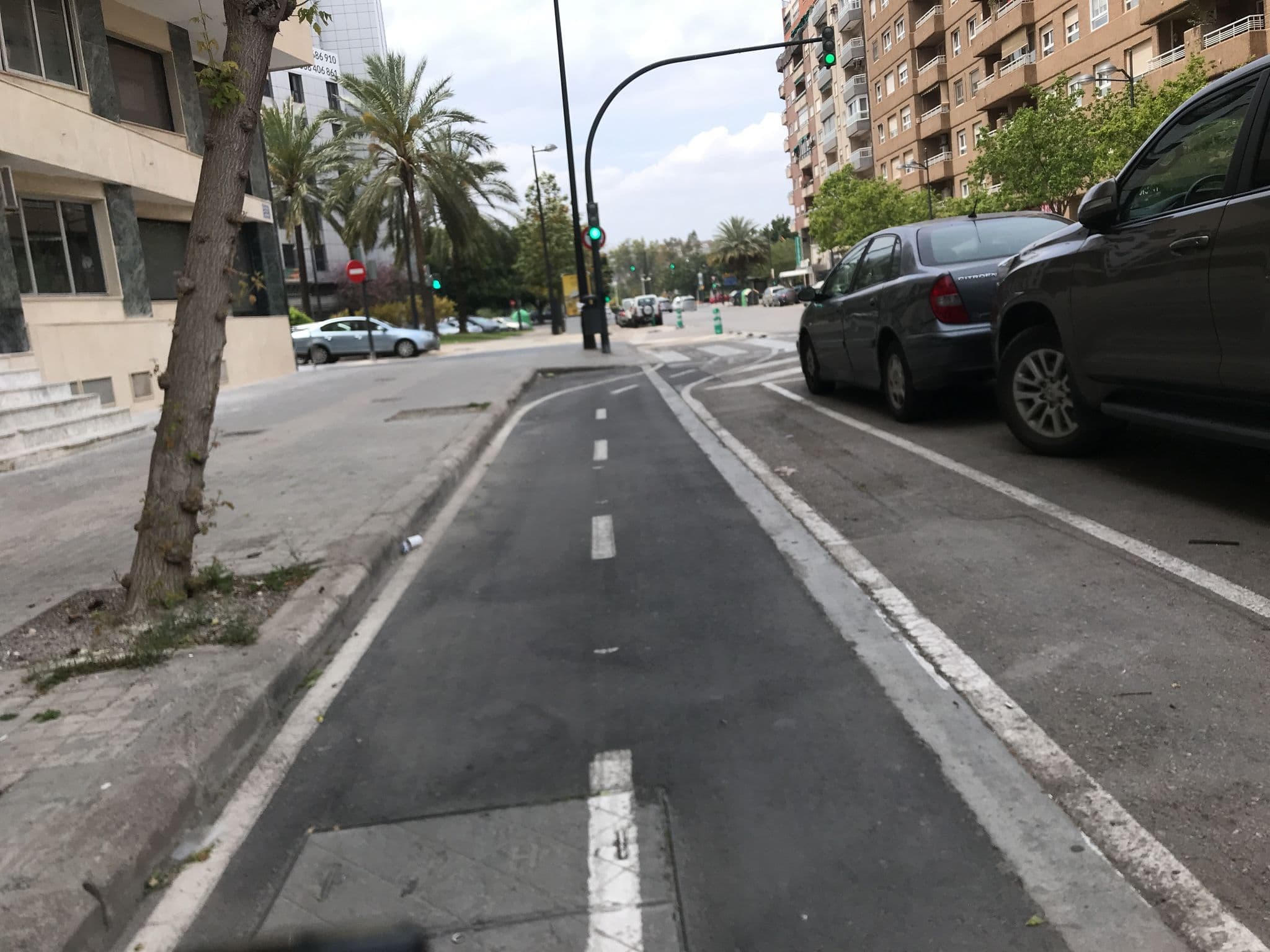 Street view near Piscina Eurostars Rey Don Jaime, Valencia — © jipp (CC BY-SA · Mapillary)