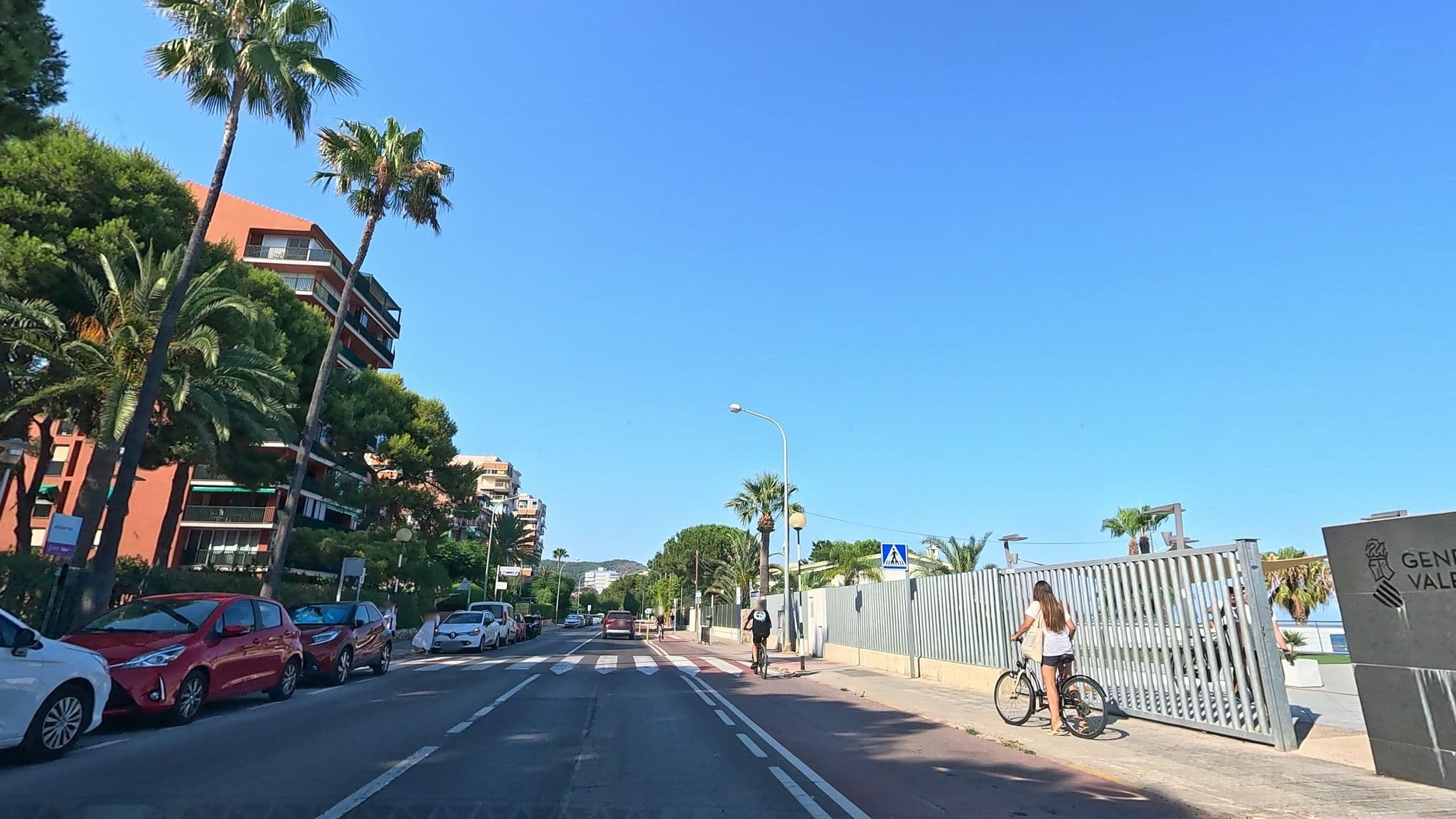 Street view near Albergue Argentina, Benicàssim — © JavierMF (CC BY-SA · Mapillary)