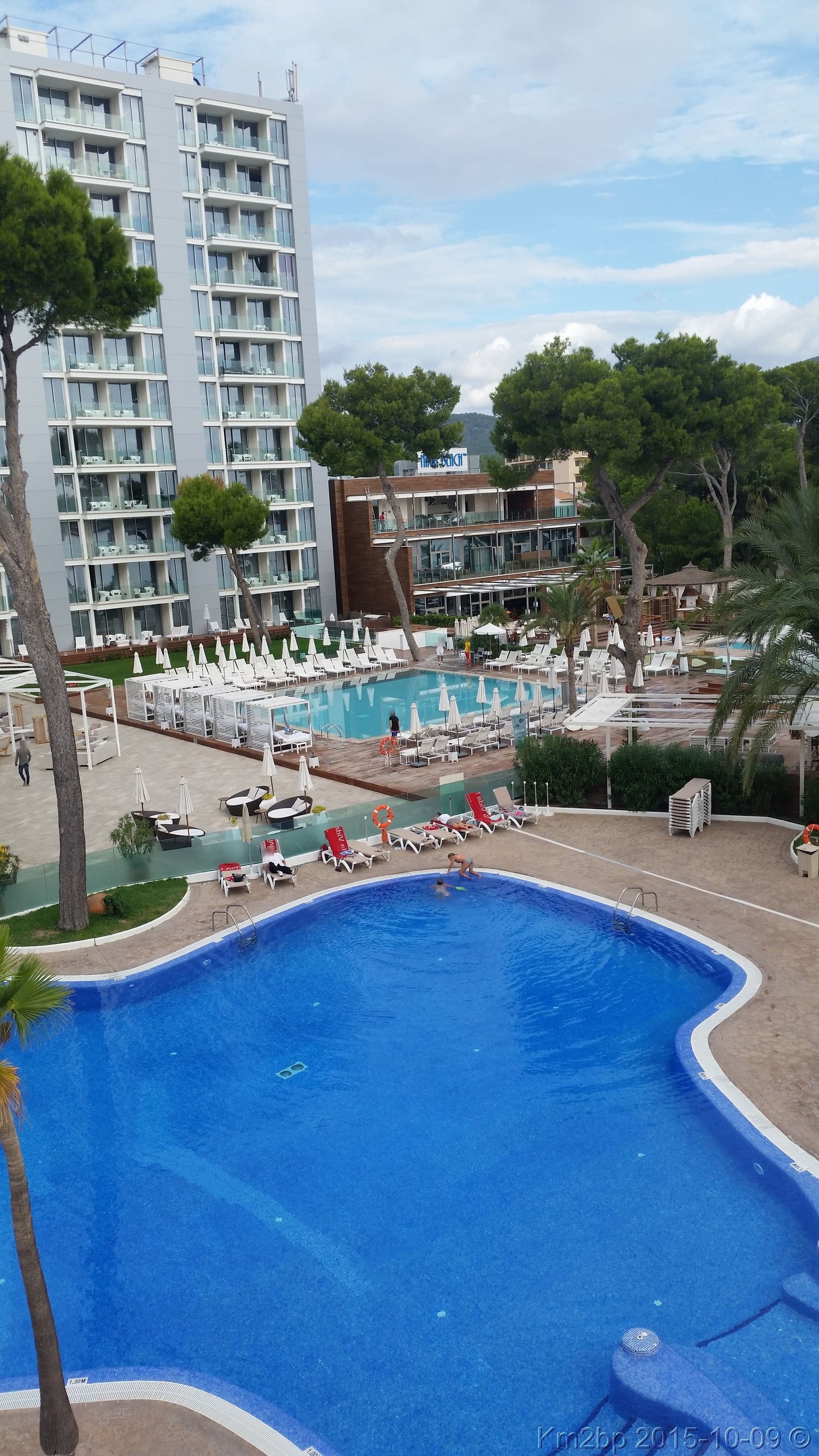Street view near Melia Calvia Beach Swimming Pool, Magaluf — © km2bp (CC BY-SA · Mapillary)