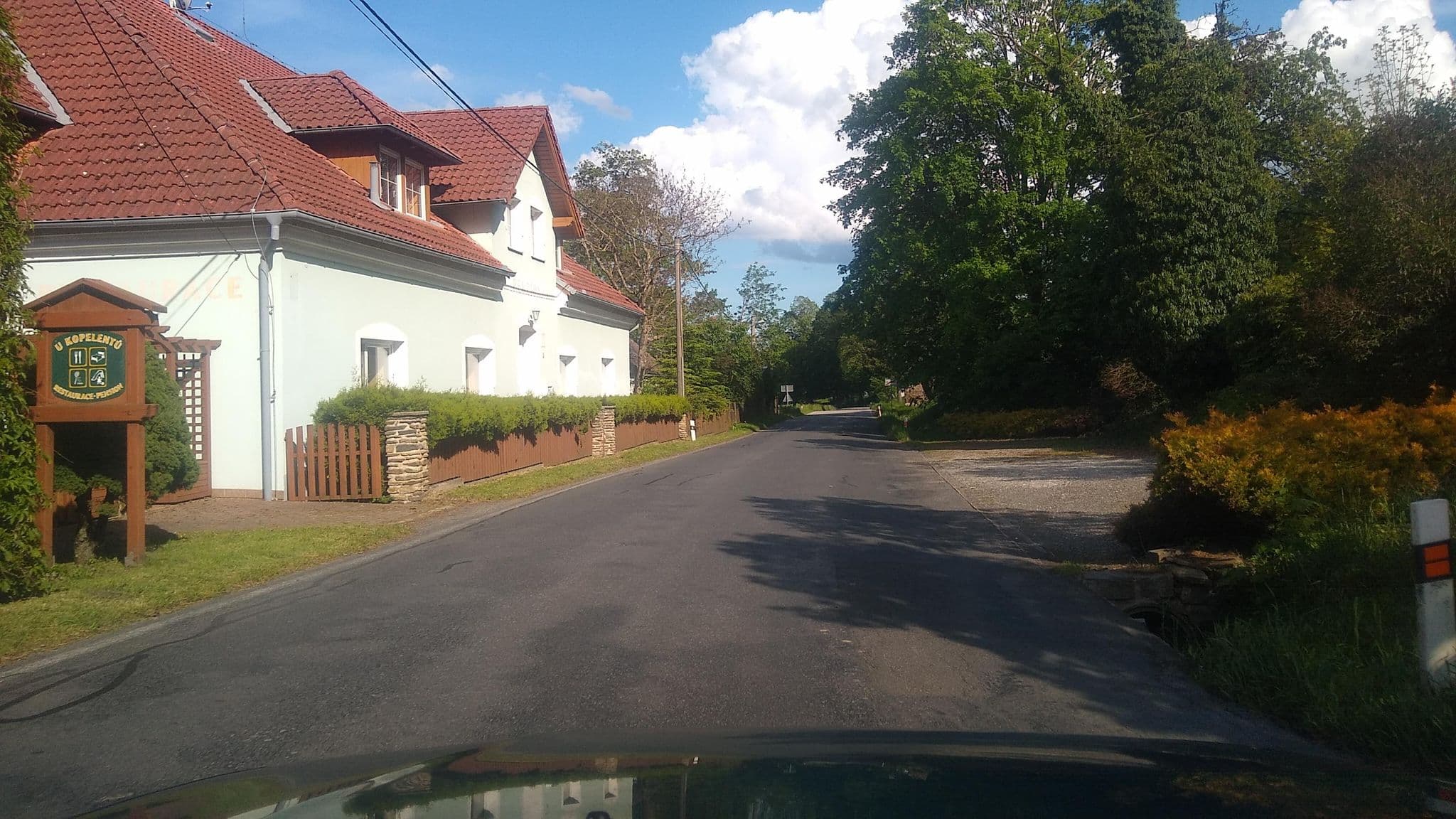 Street view near Penzion u Kopelentů, Kolinec — © wegavision (CC BY-SA · Mapillary)