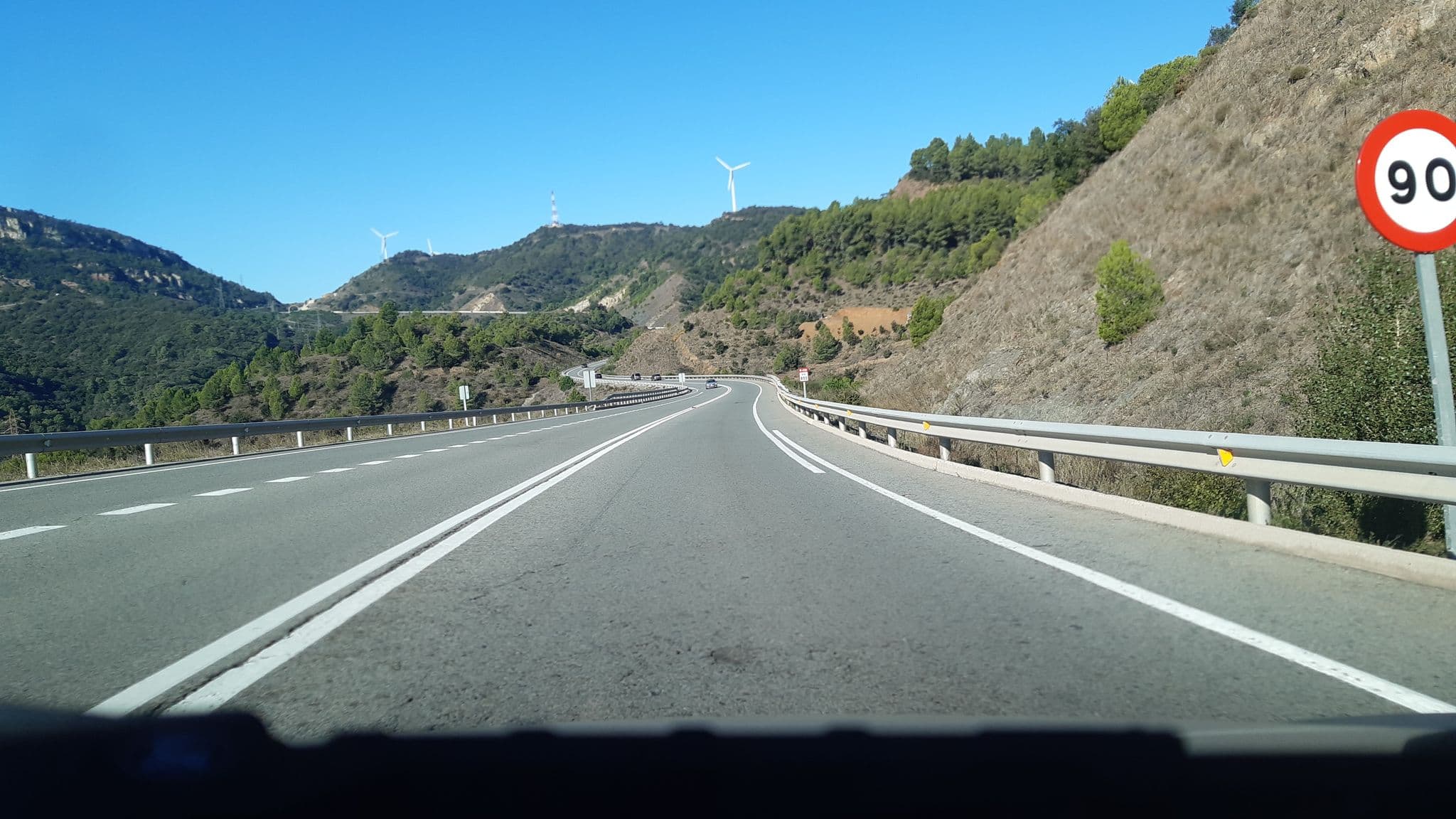 Street view near Montbrió Belvedere, Riudecols — © lordroger (CC BY-SA · Mapillary)