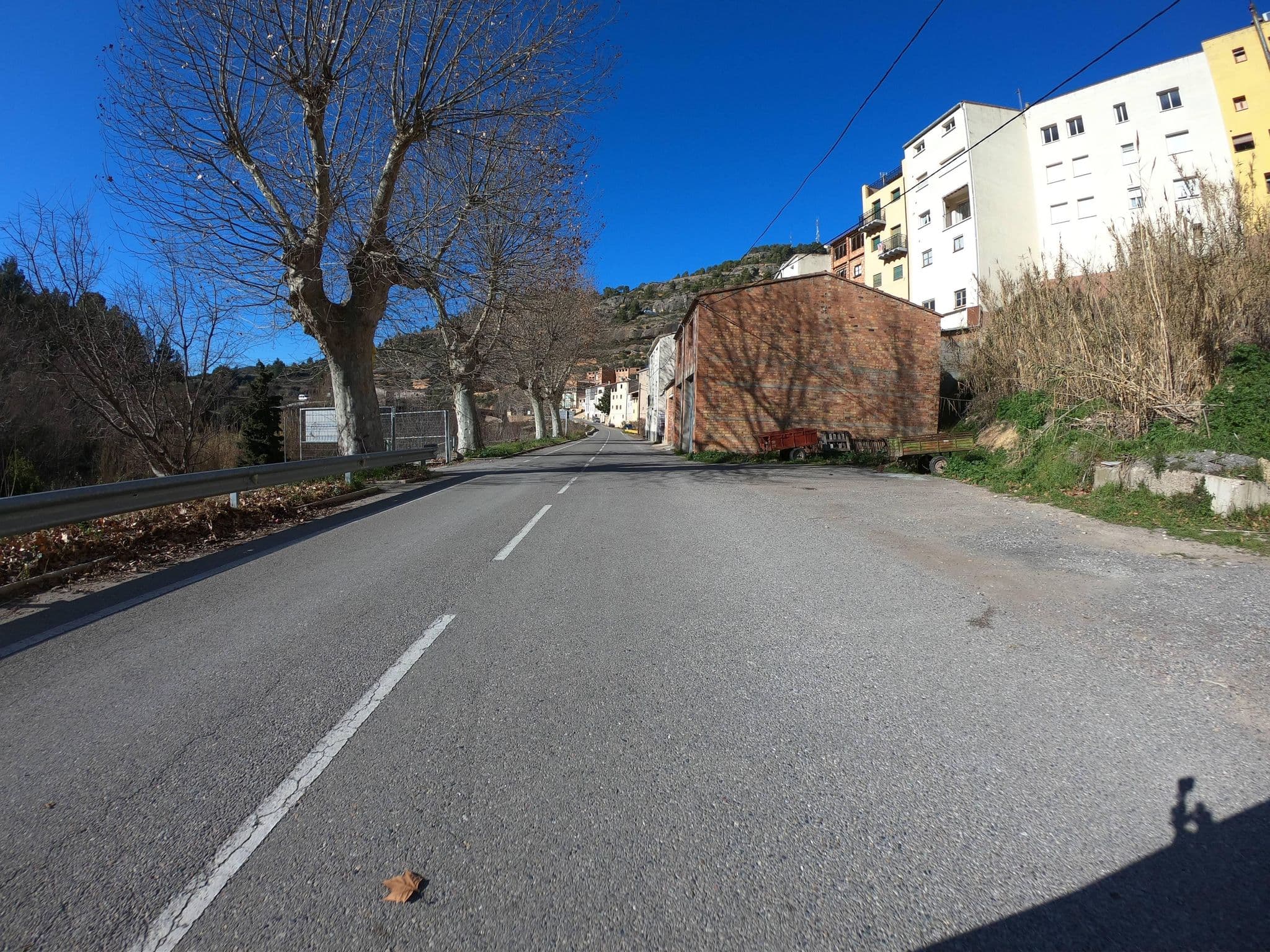 Street view near Hostal-Restaurant Els Tres Pins de Margalef, Falset — © joostjakob (CC BY-SA · Mapillary)