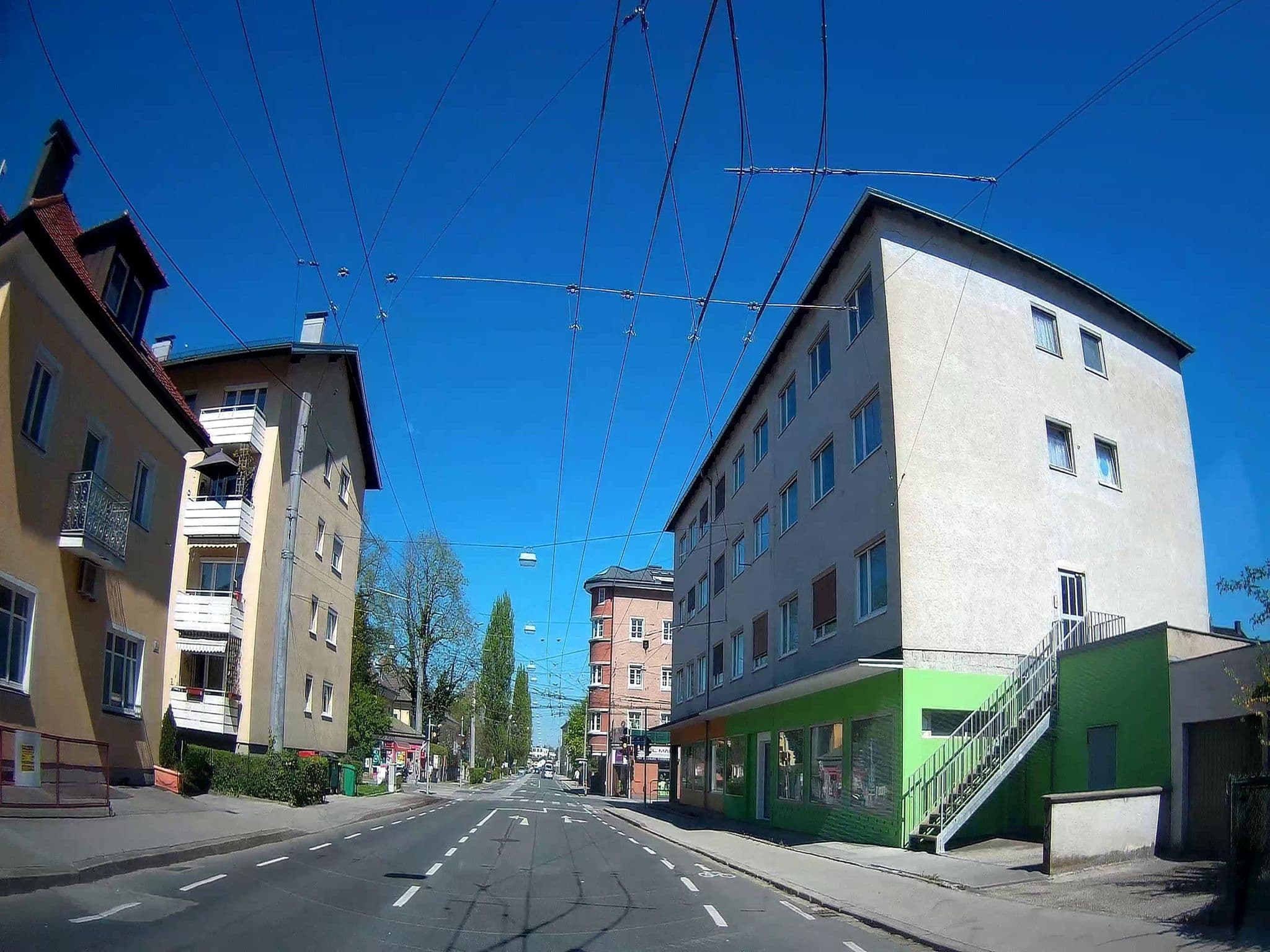 Street view near Pension Wallner, Salzburg — © fuchserl (CC BY-SA · Mapillary)