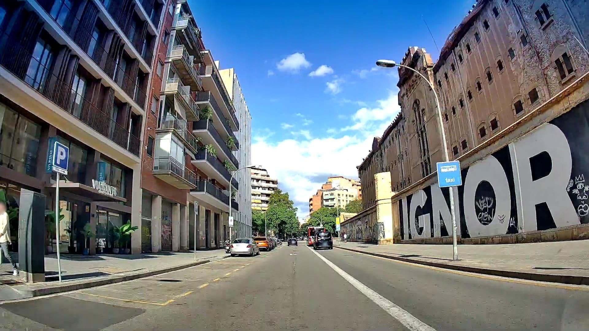 Street view near Via Sants Hotel Barcelona, Tapestry Collection by Hilton, Hostafrancs — © m_esp_32 (CC BY-SA · Mapillary)
