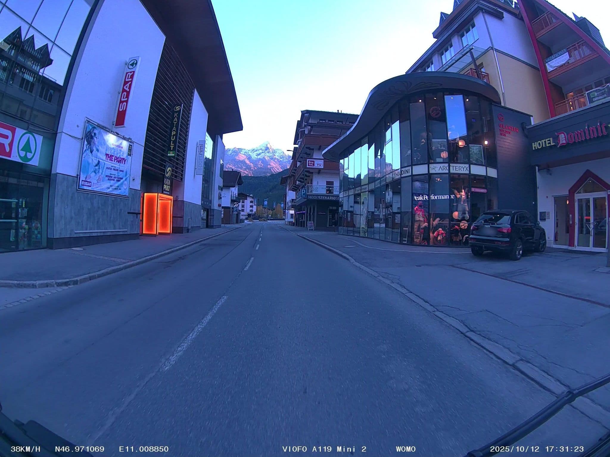 Street view near Hotel Dominic, Sölden