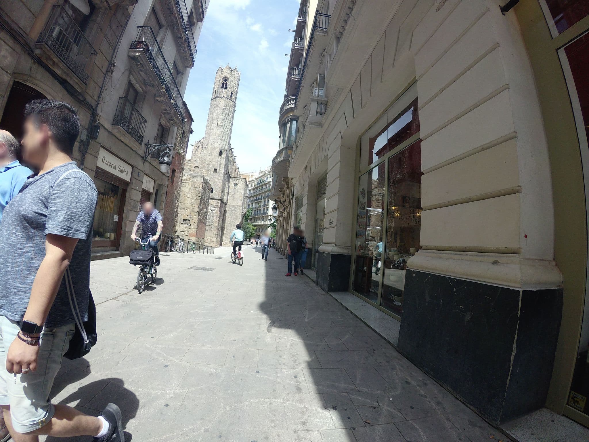 Street view near Hotel Gotico Breakfast Lounge, Barri Gòtic — © angoca (CC BY-SA · Mapillary)