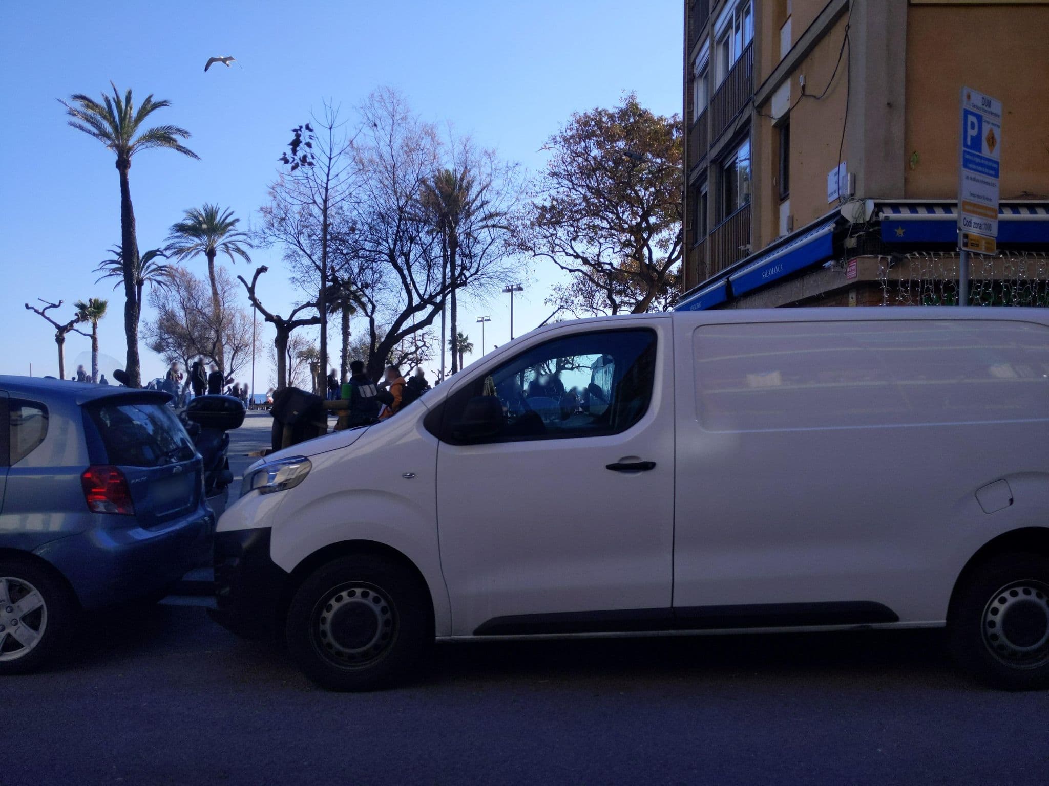 Street view near Airbnb Ana & Bruno, la Barceloneta — © morrocoyvolador (CC BY-SA · Mapillary)