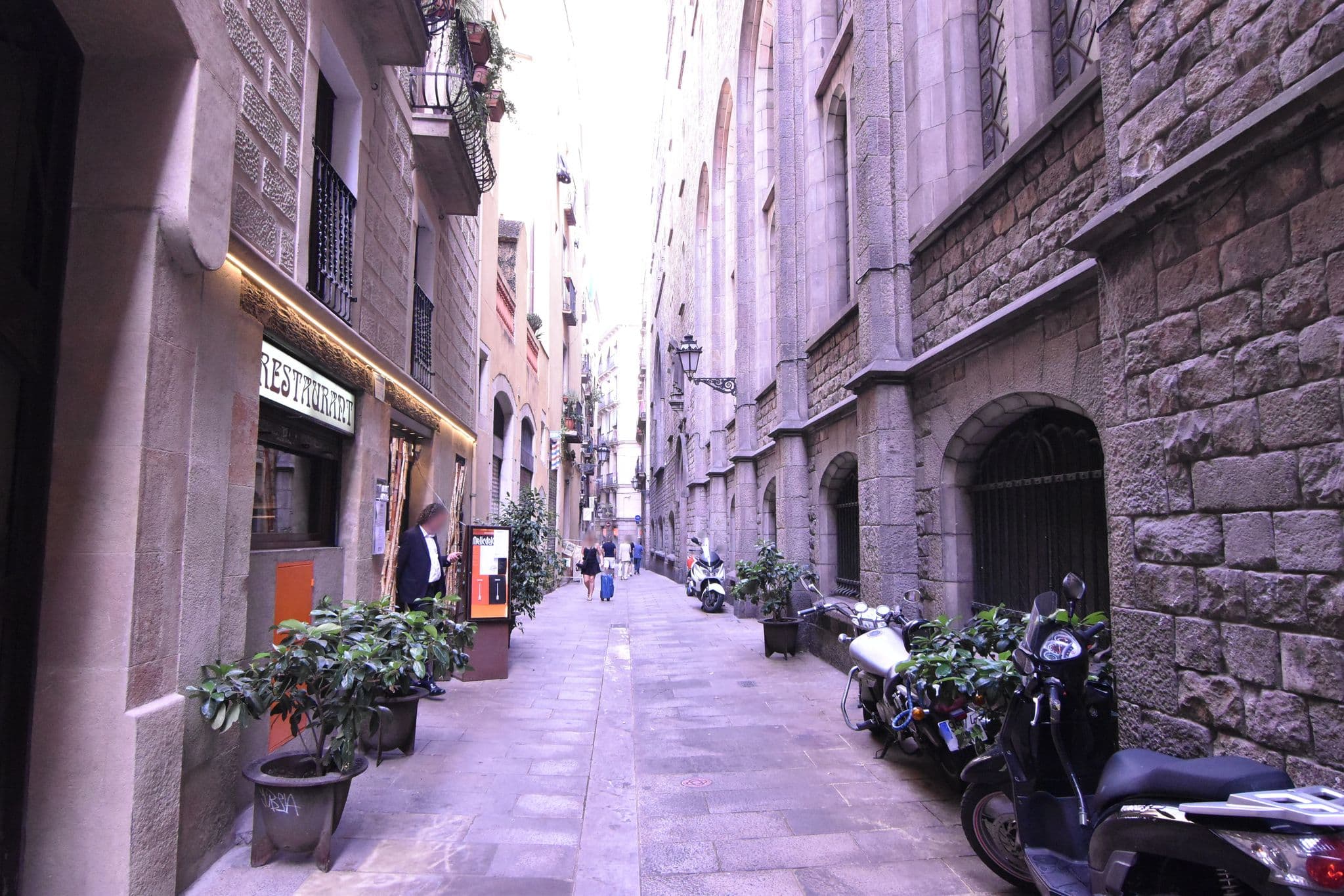 Street view near Bas Catedral Apartments, Barri Gòtic — © andrewsnow (CC BY-SA · Mapillary)