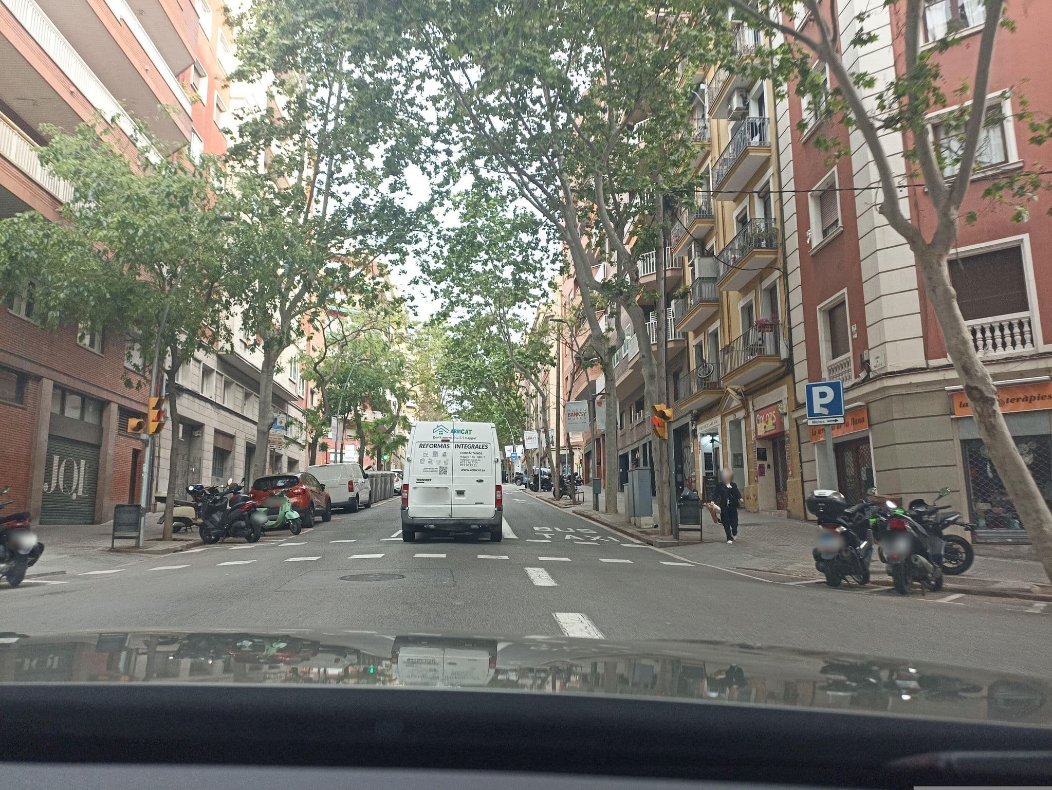 Street view near BarcelonaForRent Sant Pau Barcelona Suites, el Baix Guinardó — © toniserra (CC BY-SA · Mapillary)
