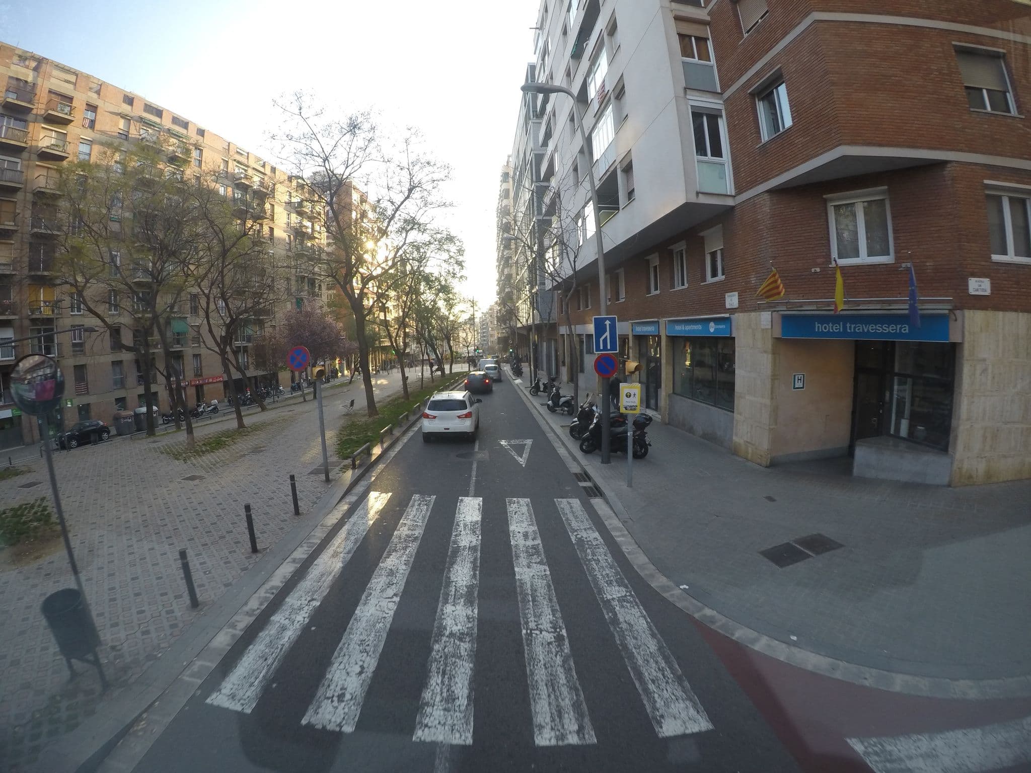 Street view near Travessera Hotel Barcelona, la Salut — © ccossio (CC BY-SA · Mapillary)