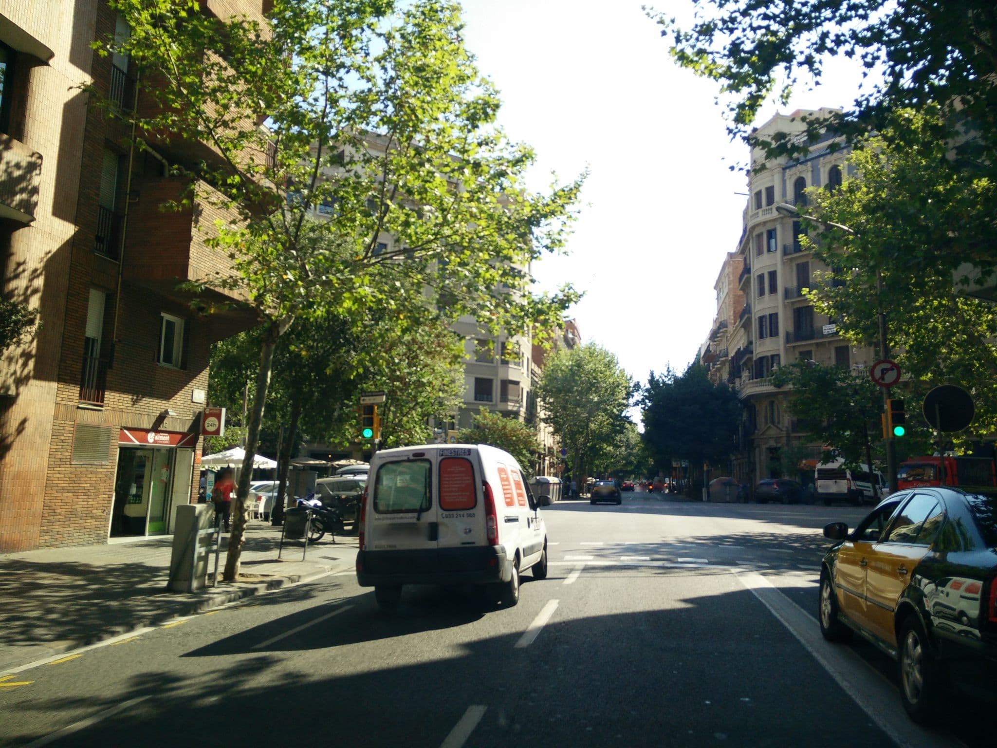 Street view near Marti's, Barcelona — © ccossio (CC BY-SA · Mapillary)