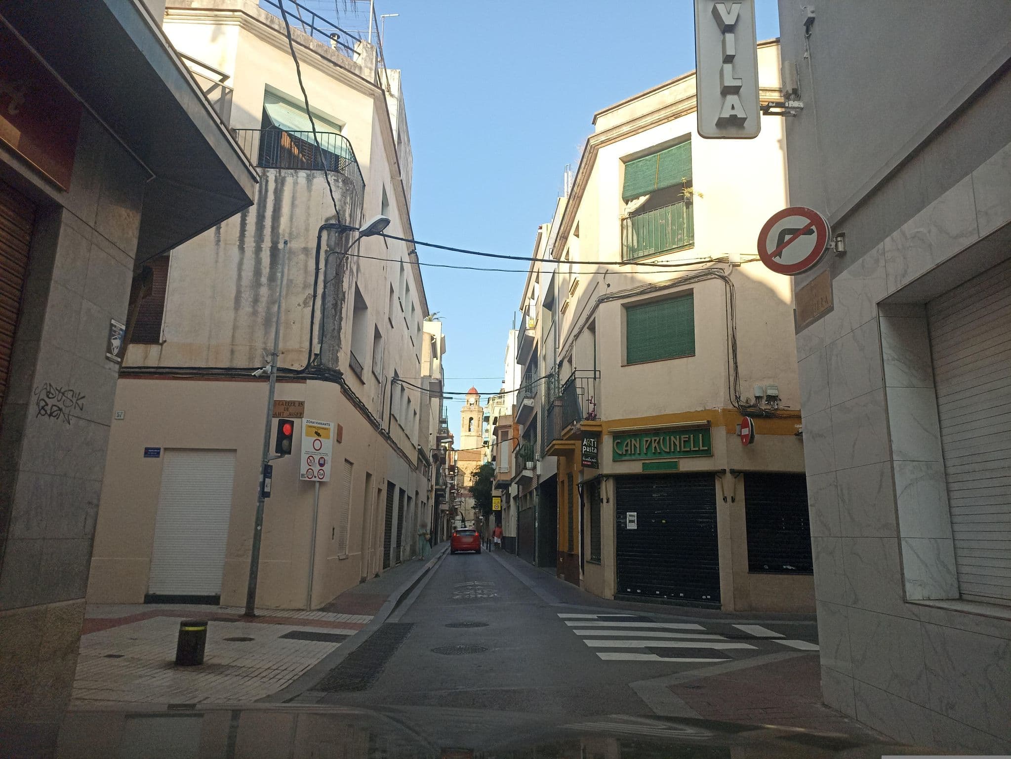 Street view near Hotel Vila de Calella, Calella — © toniserra (CC BY-SA · Mapillary)
