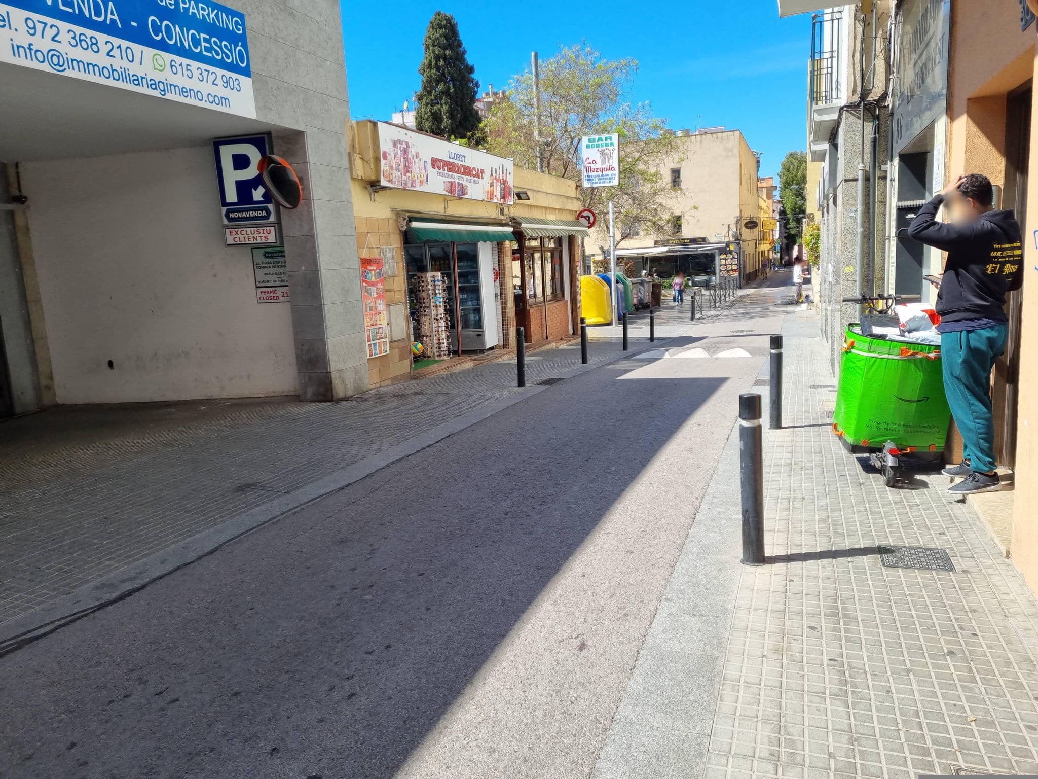 Street view near Piscina Aqua Hotel Bertran, Lloret de Mar — © Franciscovalera (CC BY-SA · Mapillary)