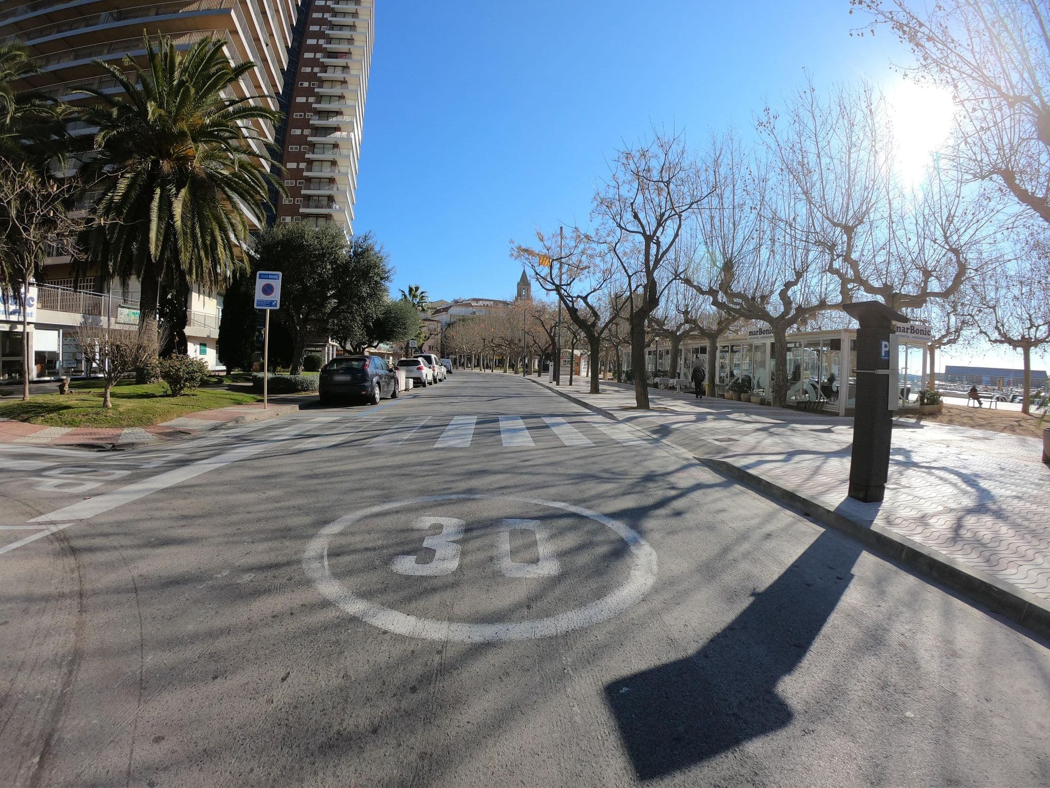 Street view near Davant del Mar, Palamós — © joostjakob (CC BY-SA · Mapillary)