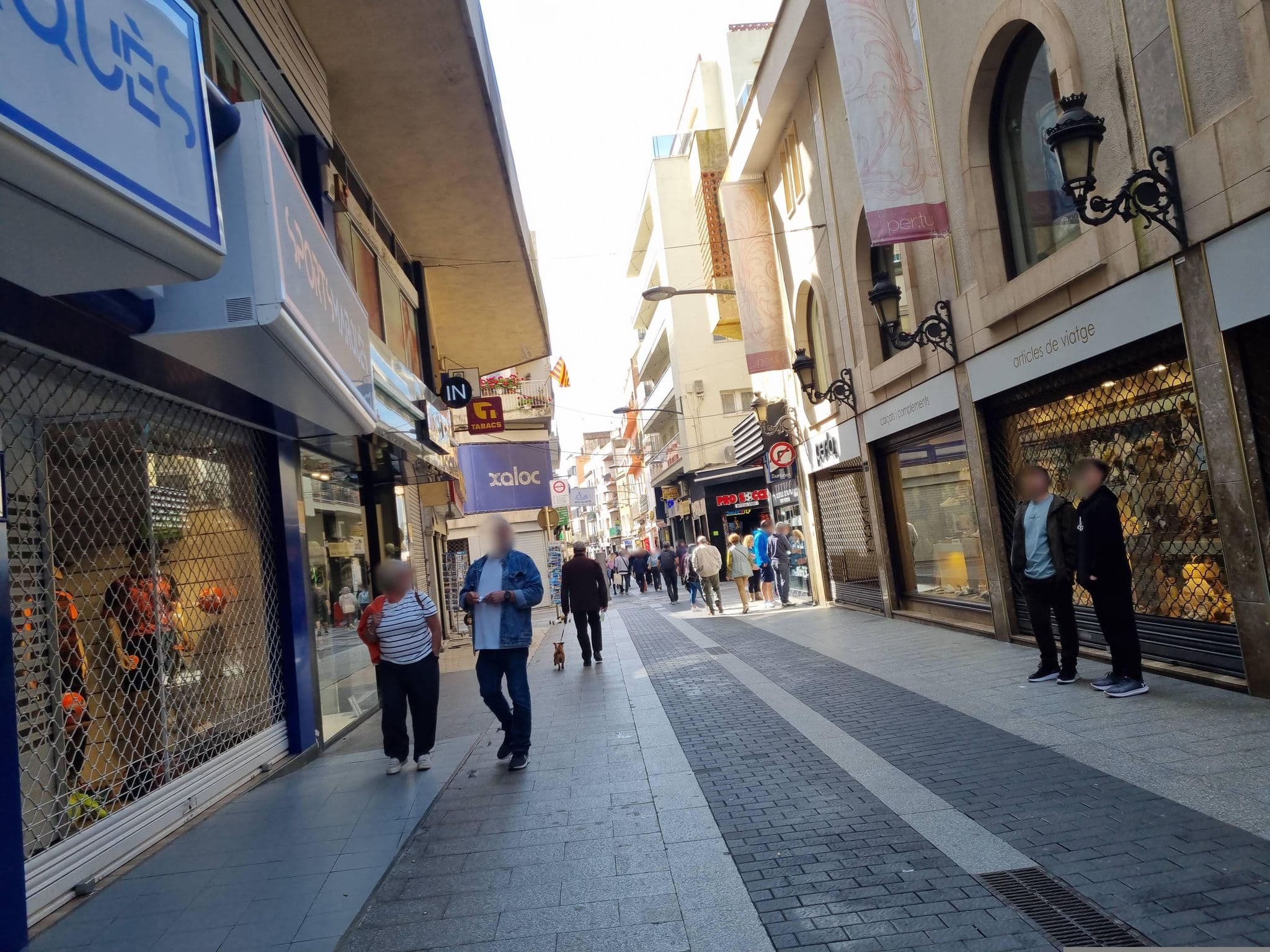 Street view near Hostal Mas, Lloret de Mar — © Franciscovalera (CC BY-SA · Mapillary)