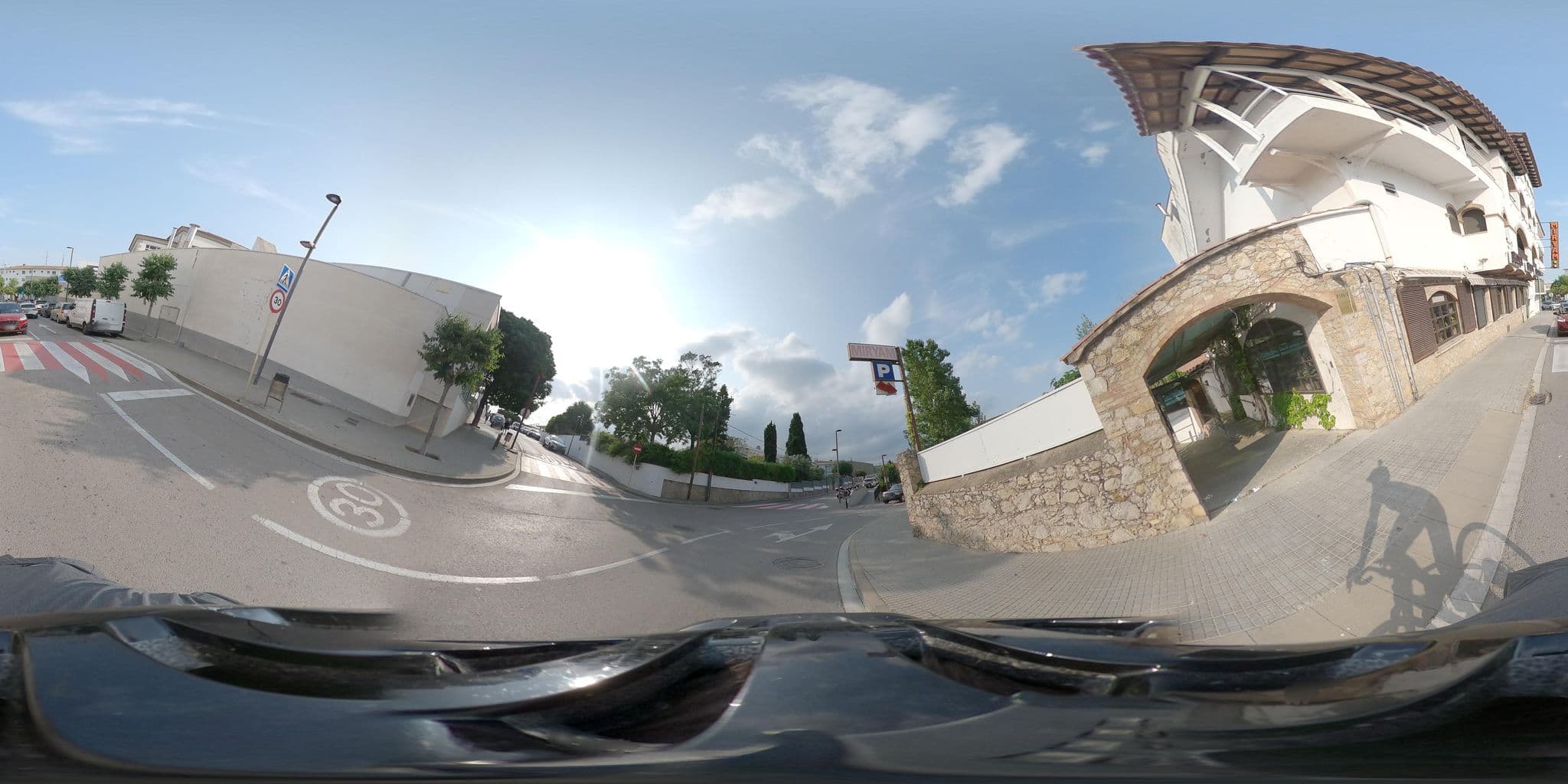 Street view near Hostal Miriam, l'Escala — © jlstanus (CC BY-SA · Mapillary)