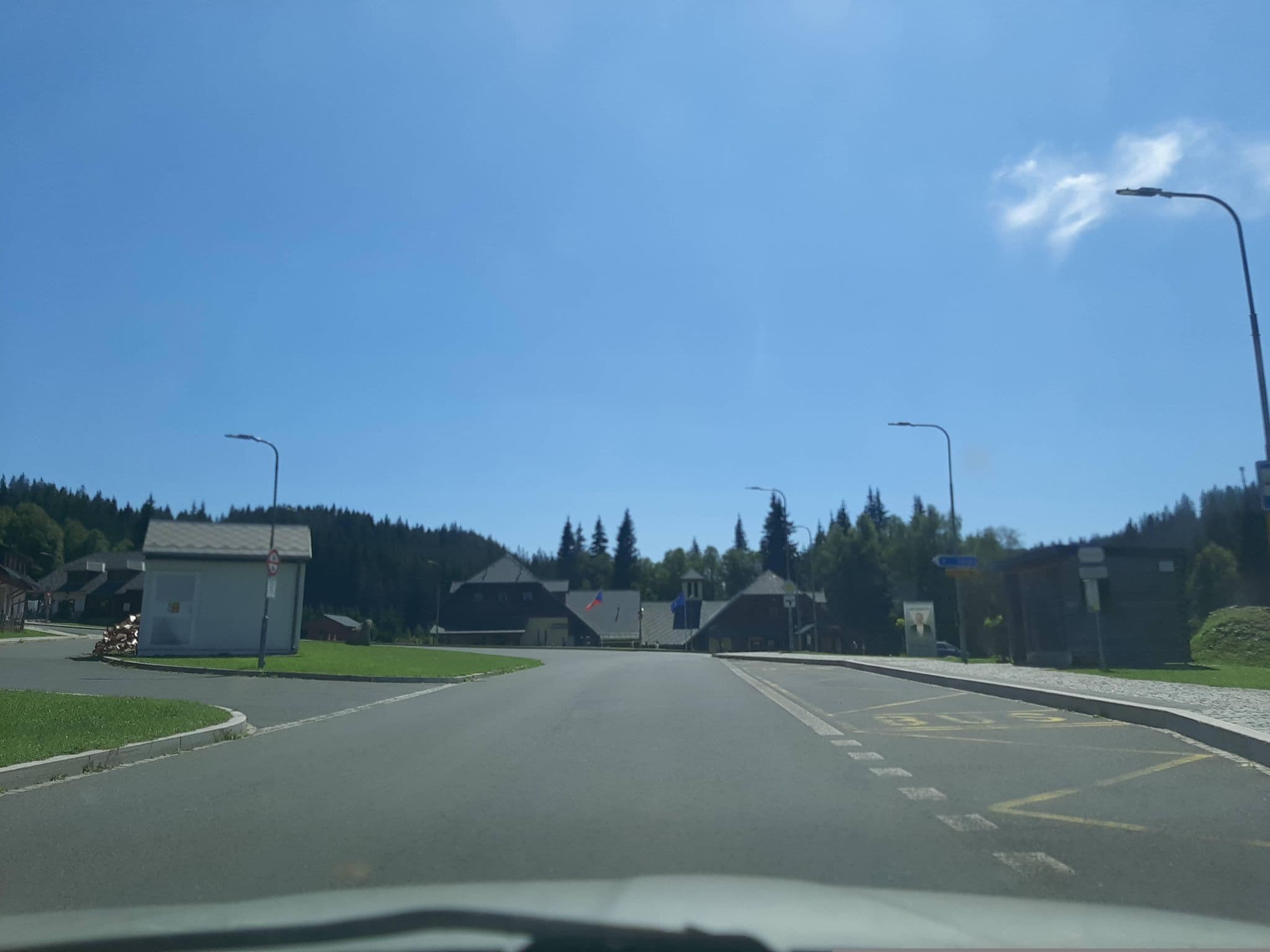 Street view near Apartmány Na Soutoku, Kašperské Hory — © CBradioCZ (CC BY-SA · Mapillary)