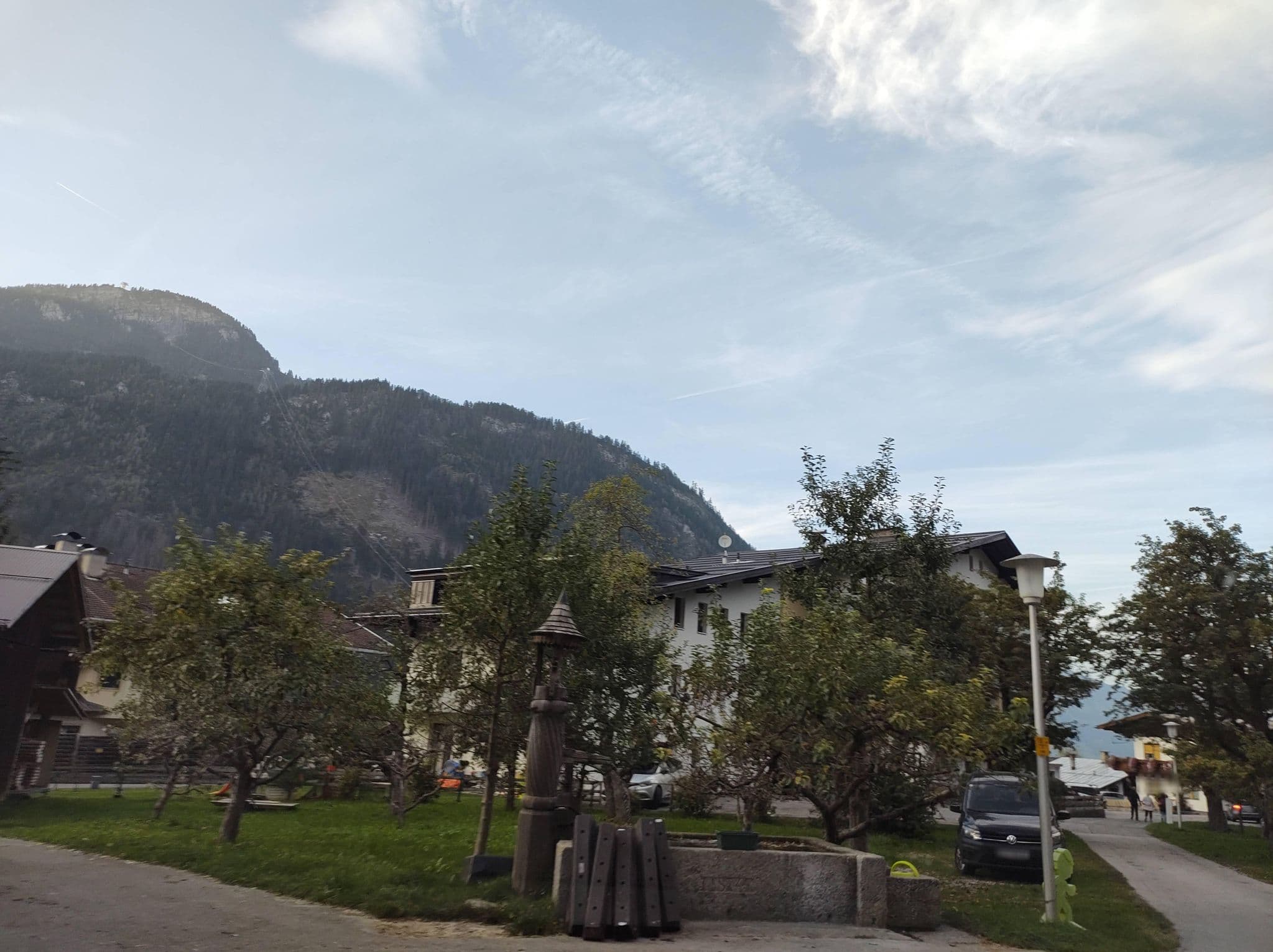 Street view near Pension Kumbichlhof, Mayrhofen