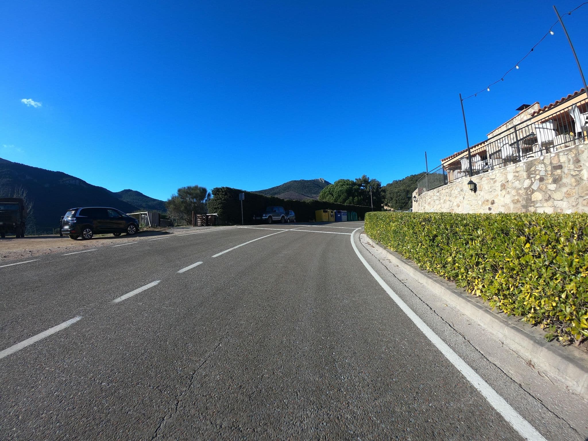Street view near Restaurante y Alojamiento Can Mach, Llers — © joostjakob (CC BY-SA · Mapillary)