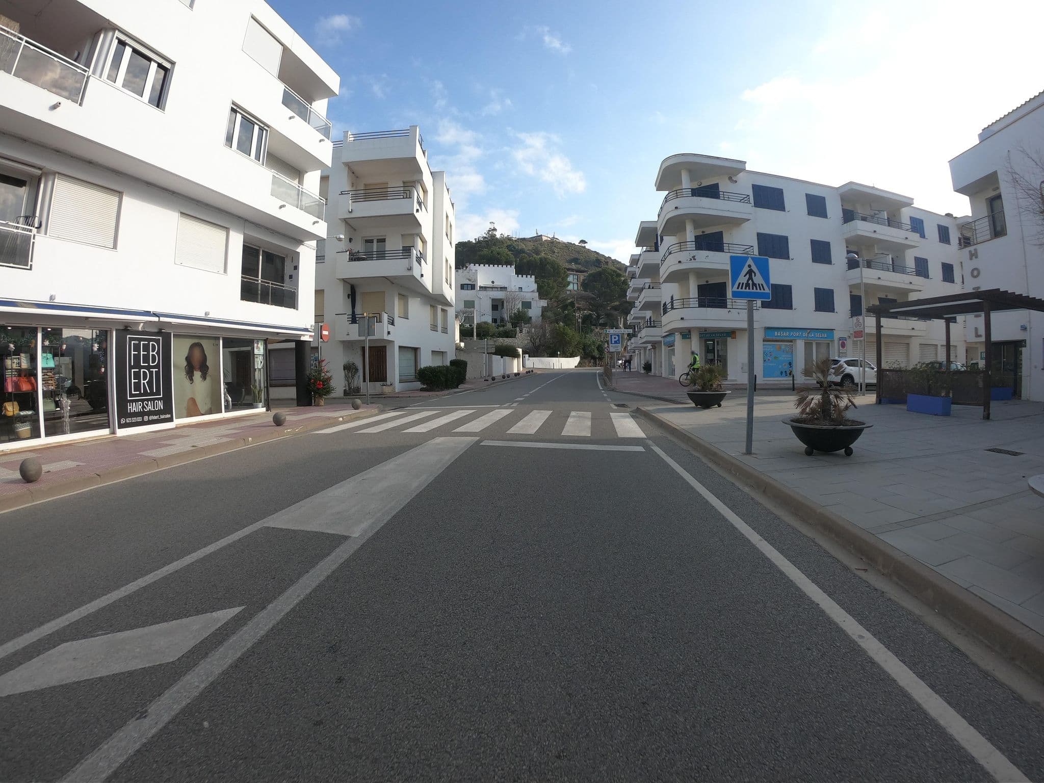 Street view near Hostal L'Arola, Llançà — © joostjakob (CC BY-SA · Mapillary)