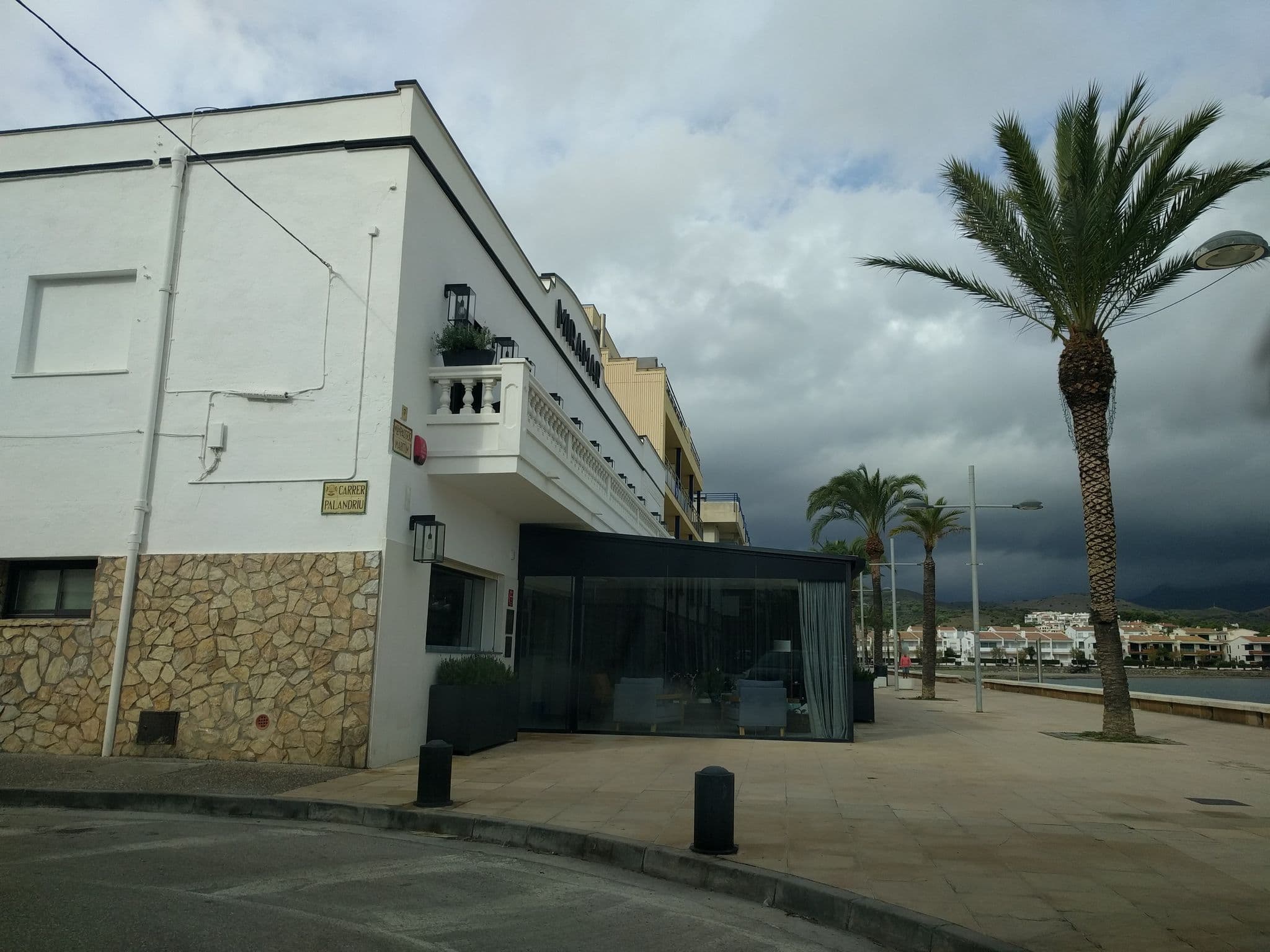 Street view near Hotel Miramar, Llançà — © xevi (CC BY-SA · Mapillary)