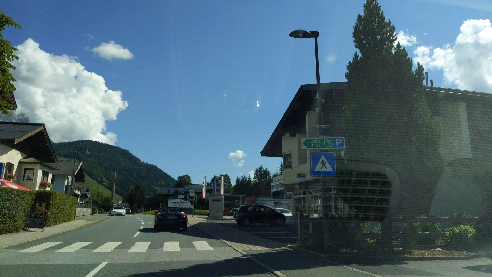 Street view near Hotel Edelweiß, Hochfilzen — © chrisbeddow (CC BY-SA · Mapillary)