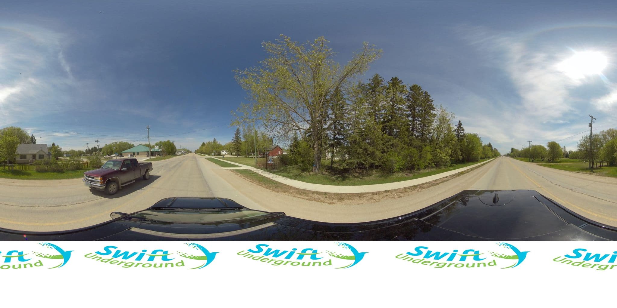 Street view near Fisher Branch Motor Hotel, Arborg — © swug (CC BY-SA · Mapillary)