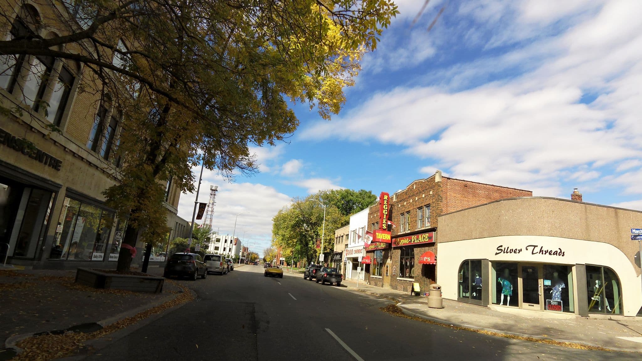 Street view near Reggie's Place Tavern, Sault Ste. Marie — © bootprint (CC BY-SA · Mapillary)