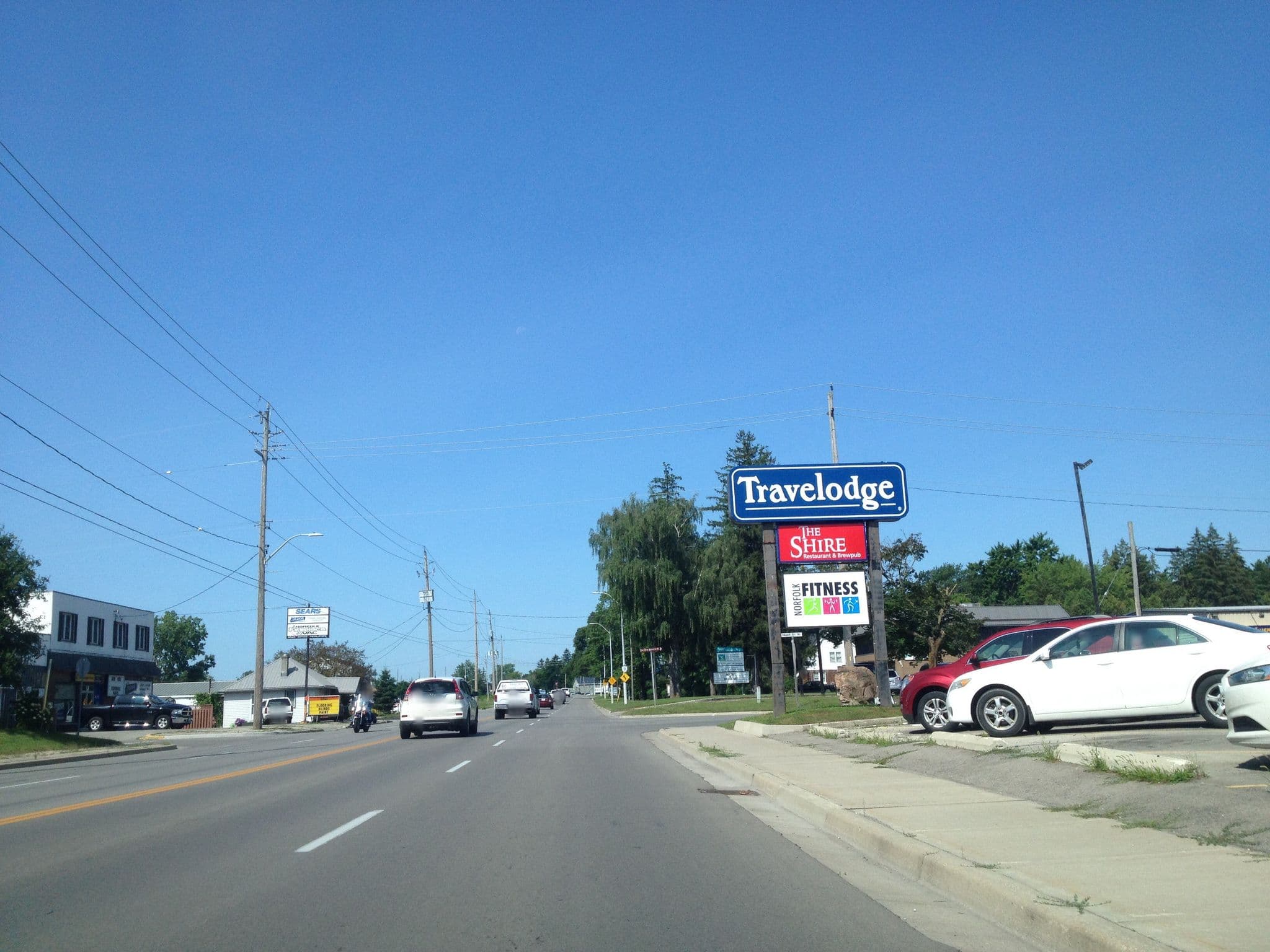 Street view near Travelodge by Wyndham Simcoe, Simcoe — © elgaard (CC BY-SA · Mapillary)