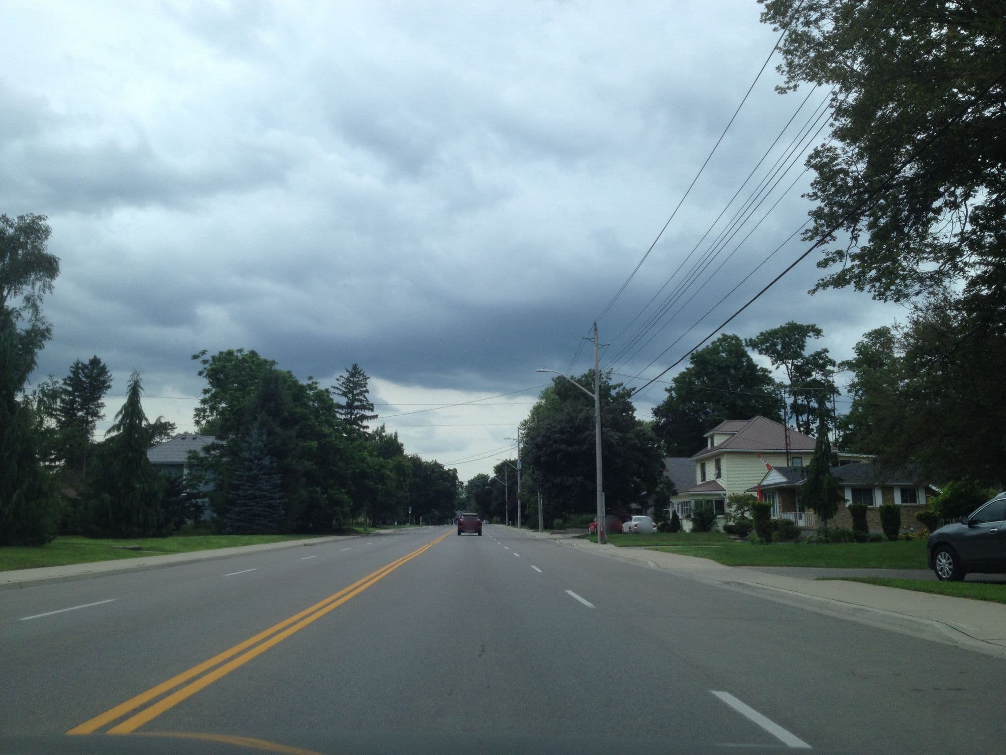 Street view near Bronzfiddlheadz B & B, Simcoe — © elgaard (CC BY-SA · Mapillary)