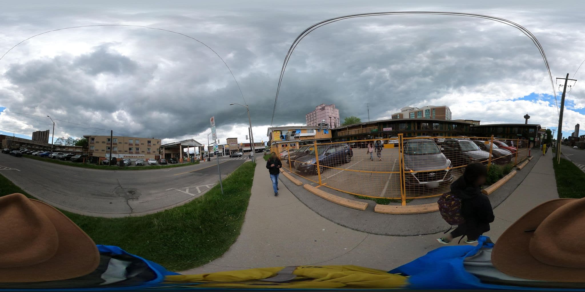Street view near Fallsview Lodge, Niagara Falls — © thompsondt (CC BY-SA · Mapillary)