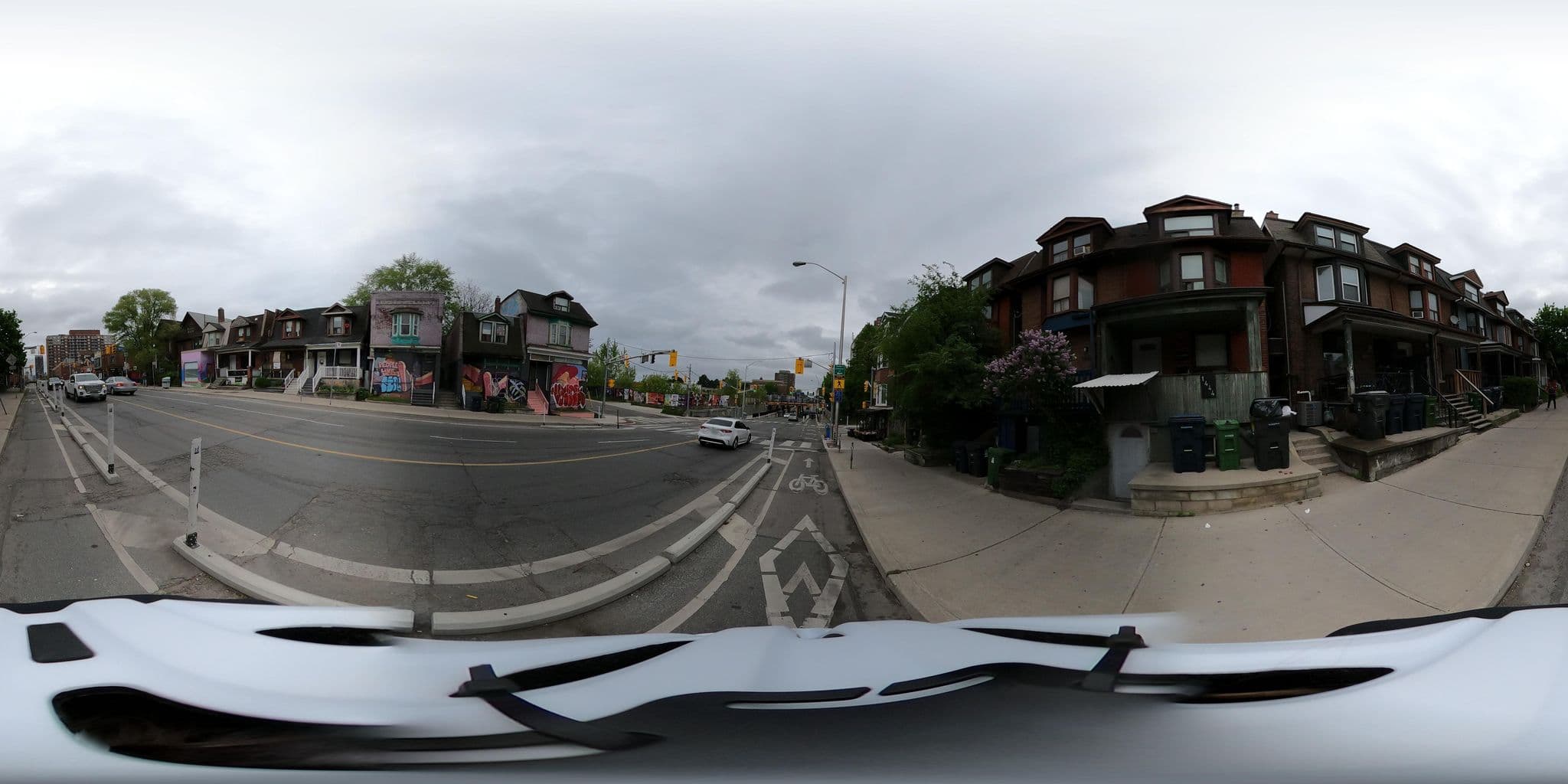 Street view near The Merr Inn, Roncesvalles — © tallcoleman (CC BY-SA · Mapillary)