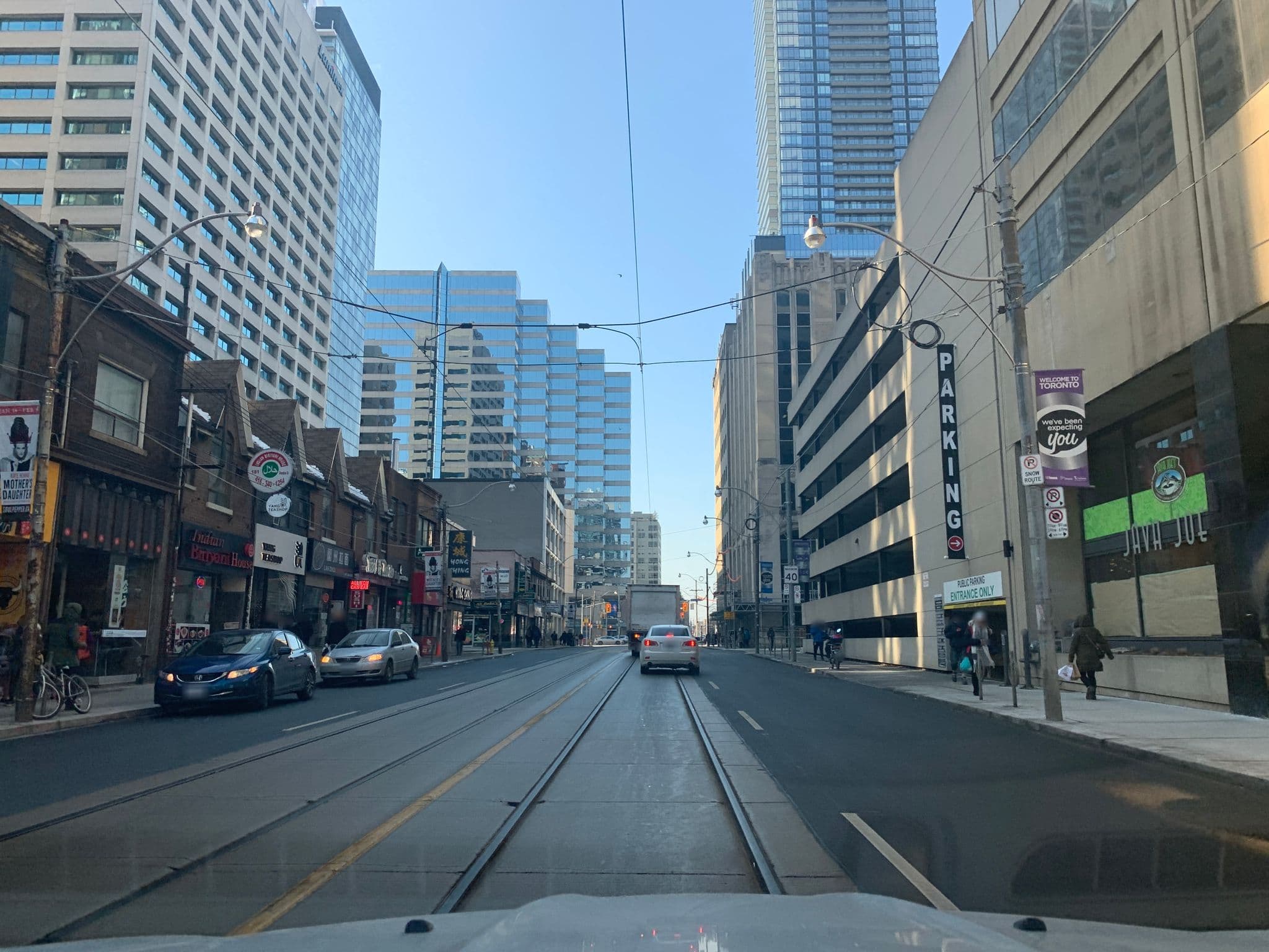 Street view near Stathcona Hotel, Bay Street Corridor — © mdrive (CC BY-SA · Mapillary)