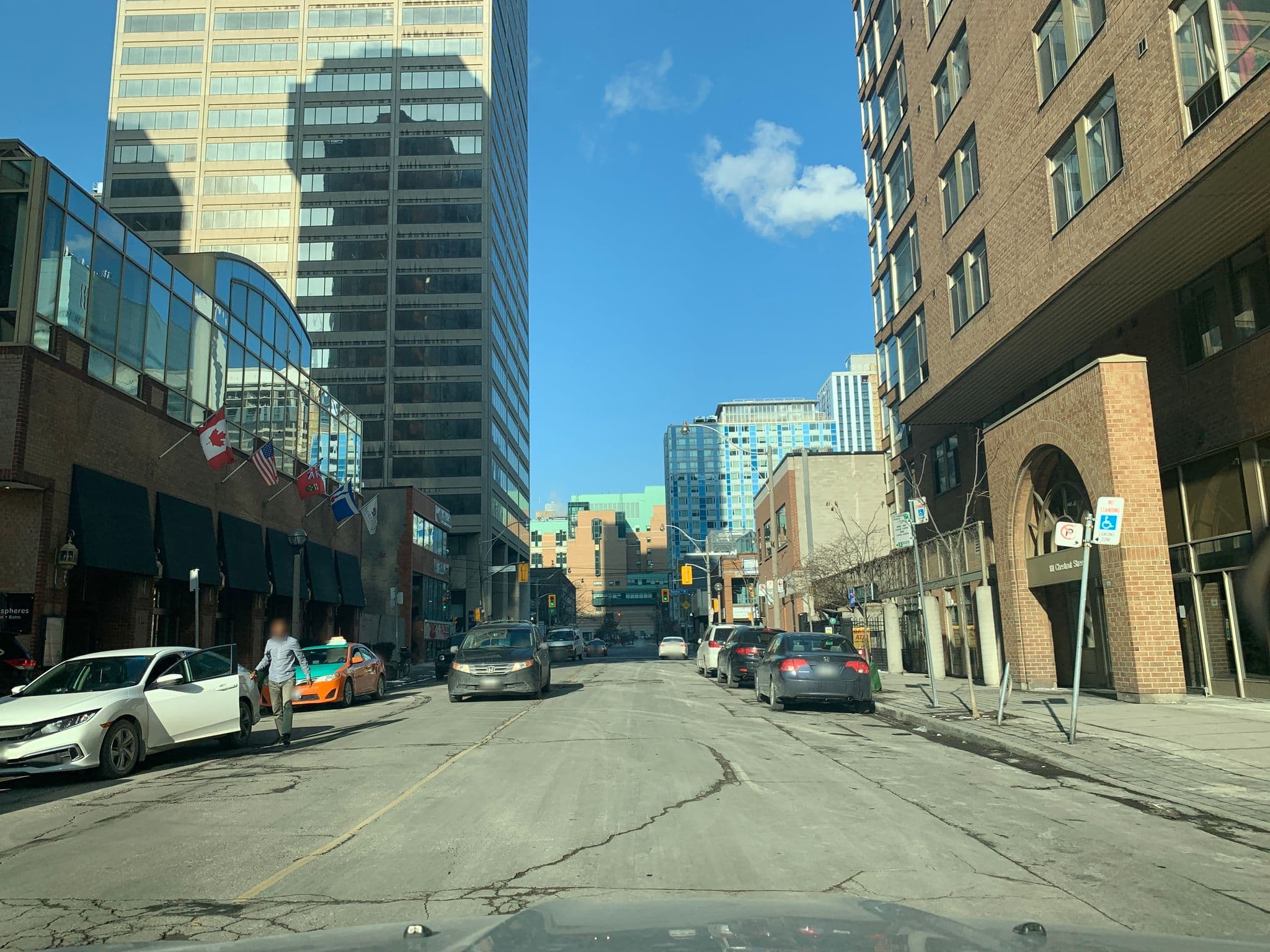 Street view near Metropolitan Hotel, Bay Street Corridor — © mdrive (CC BY-SA · Mapillary)