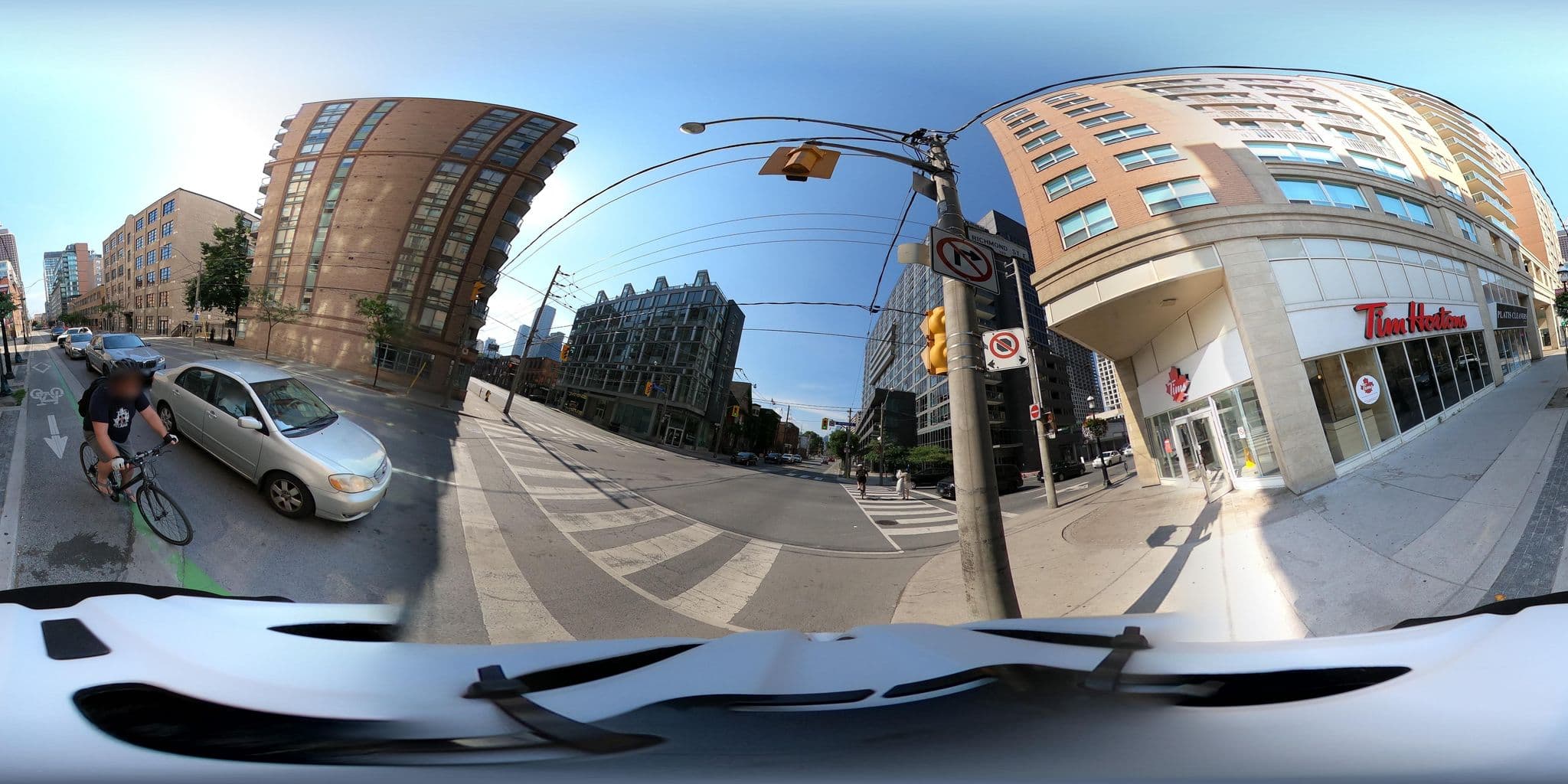 Street view near Chez Guneet, Moss Park — © tallcoleman (CC BY-SA · Mapillary)